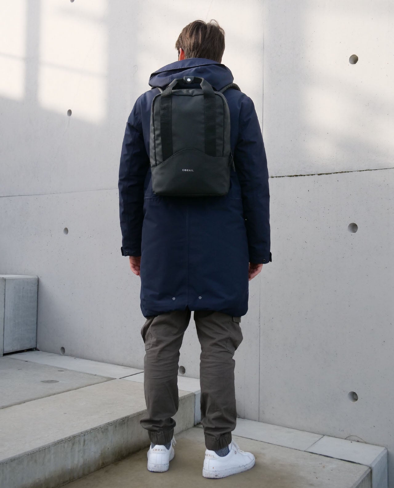 Sac à dos imperméable en plastique recyclé