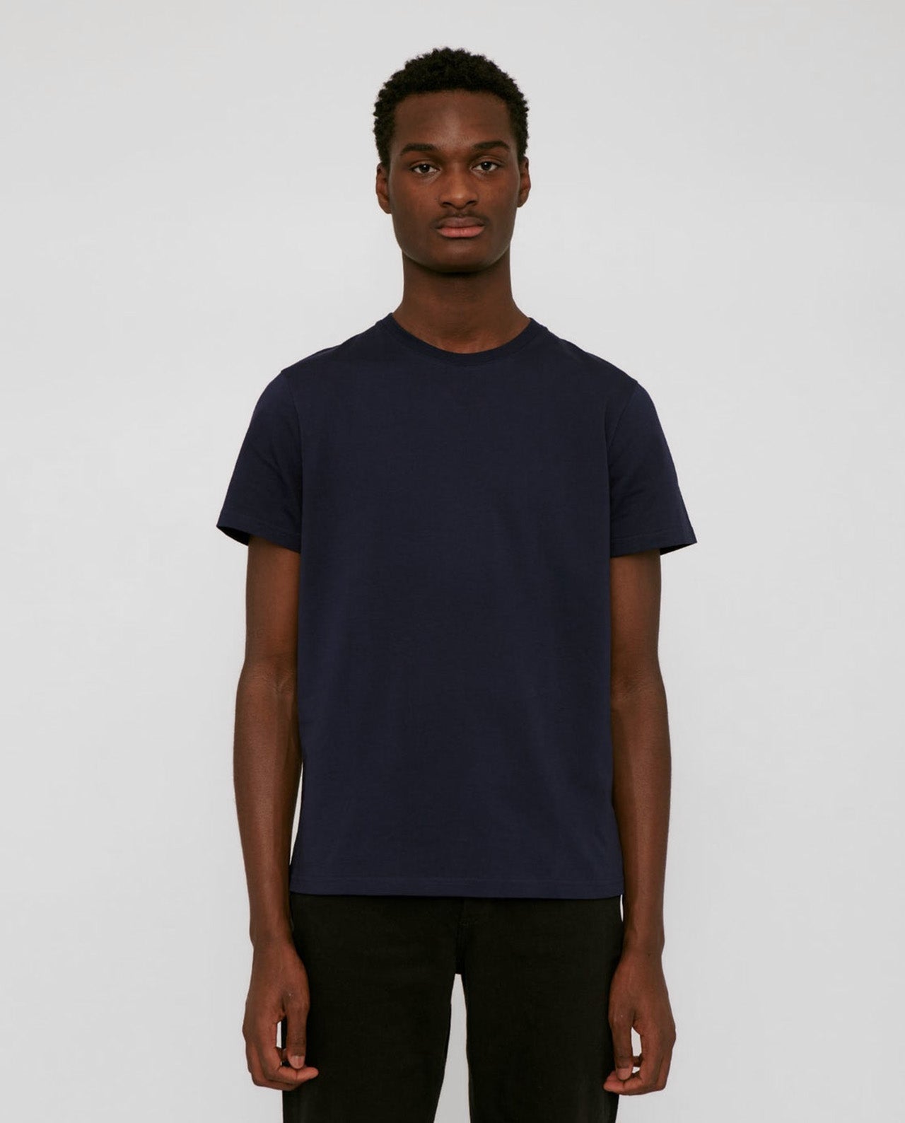 marché commun organic basics t-shirt coton biologique naturel bleu marine navy basique éthique éco-responsable