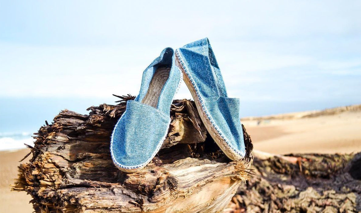 marché commun otxangoa espadrilles éco-responsables jean upcyclé made in France