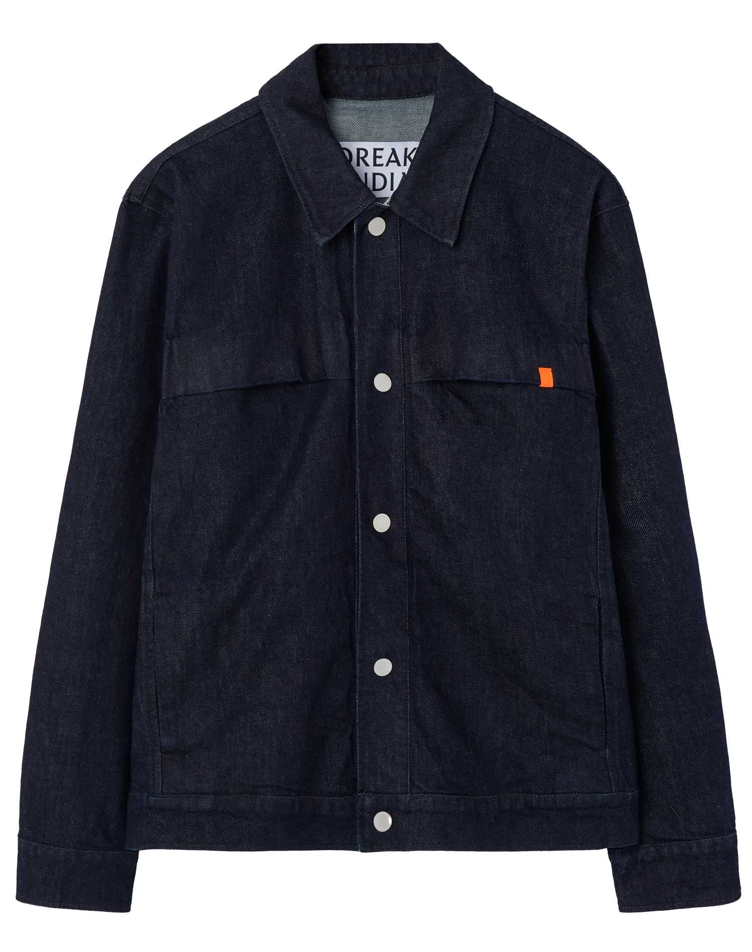 MARCHÉ COMMUN Veste en coton bio indigo LOREAK MENDIAN