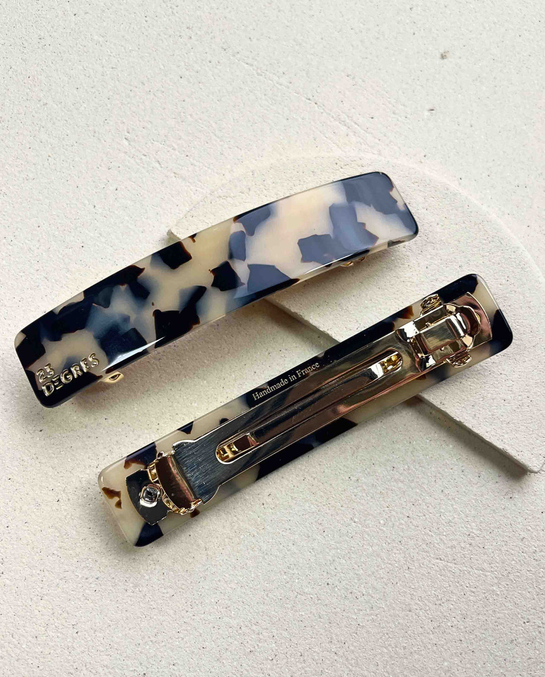 Marché Commun Barrette à cheveux clic clac beige 23 degres