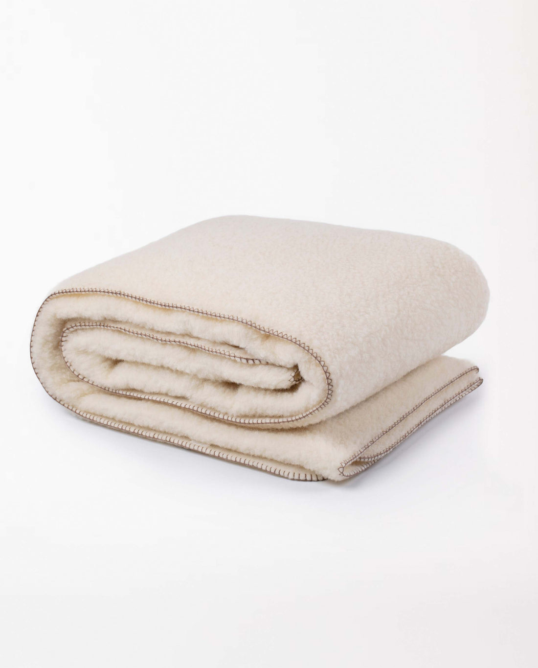 Marché Commun Alwero Couverture Laine Ecru