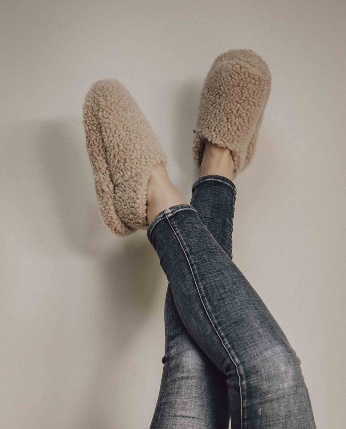 Chaussons en laine de mouton