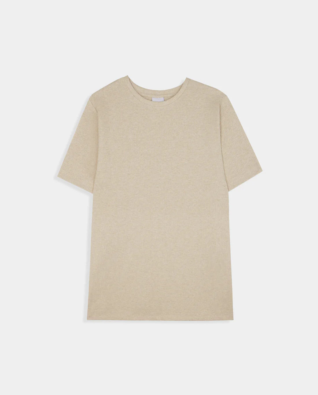 T-shirt en coton bio gauffré