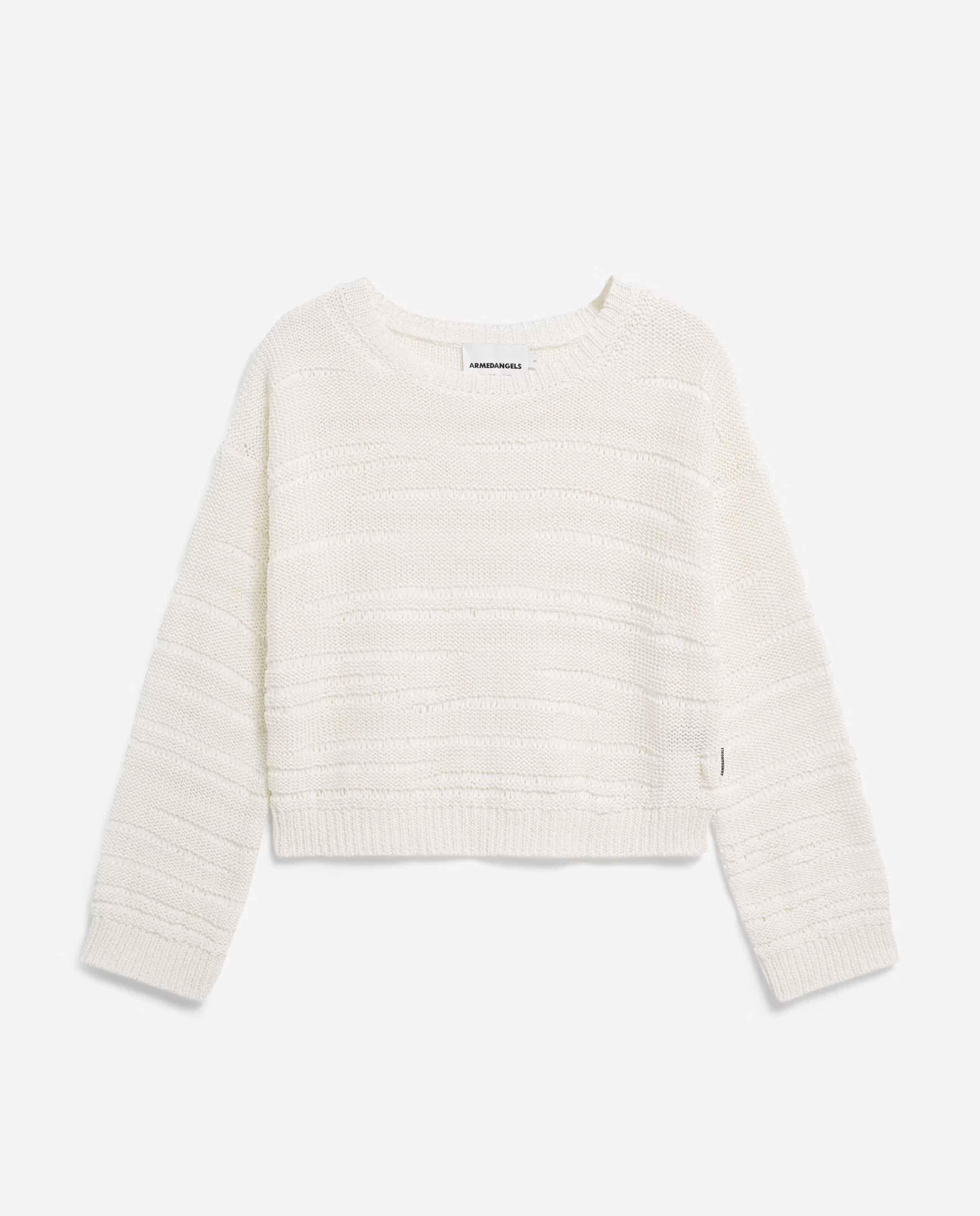 Marché Commun pull en coton bio écru Armedangels