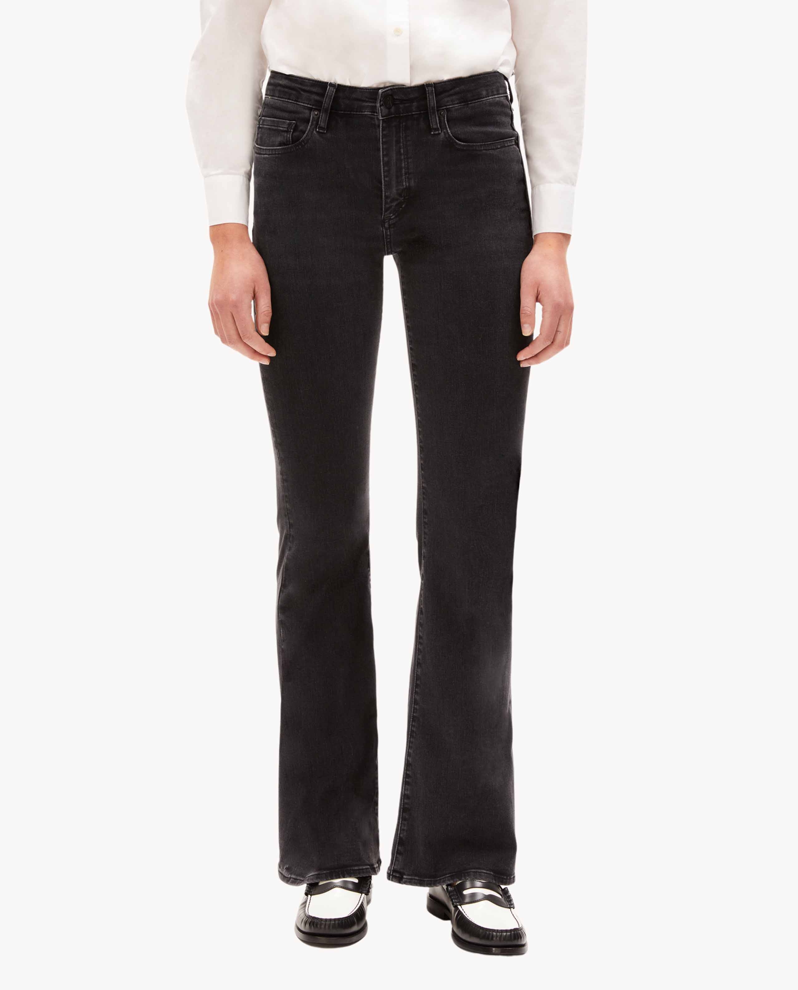 Marché Commun Jean large noir délavé Armedangels