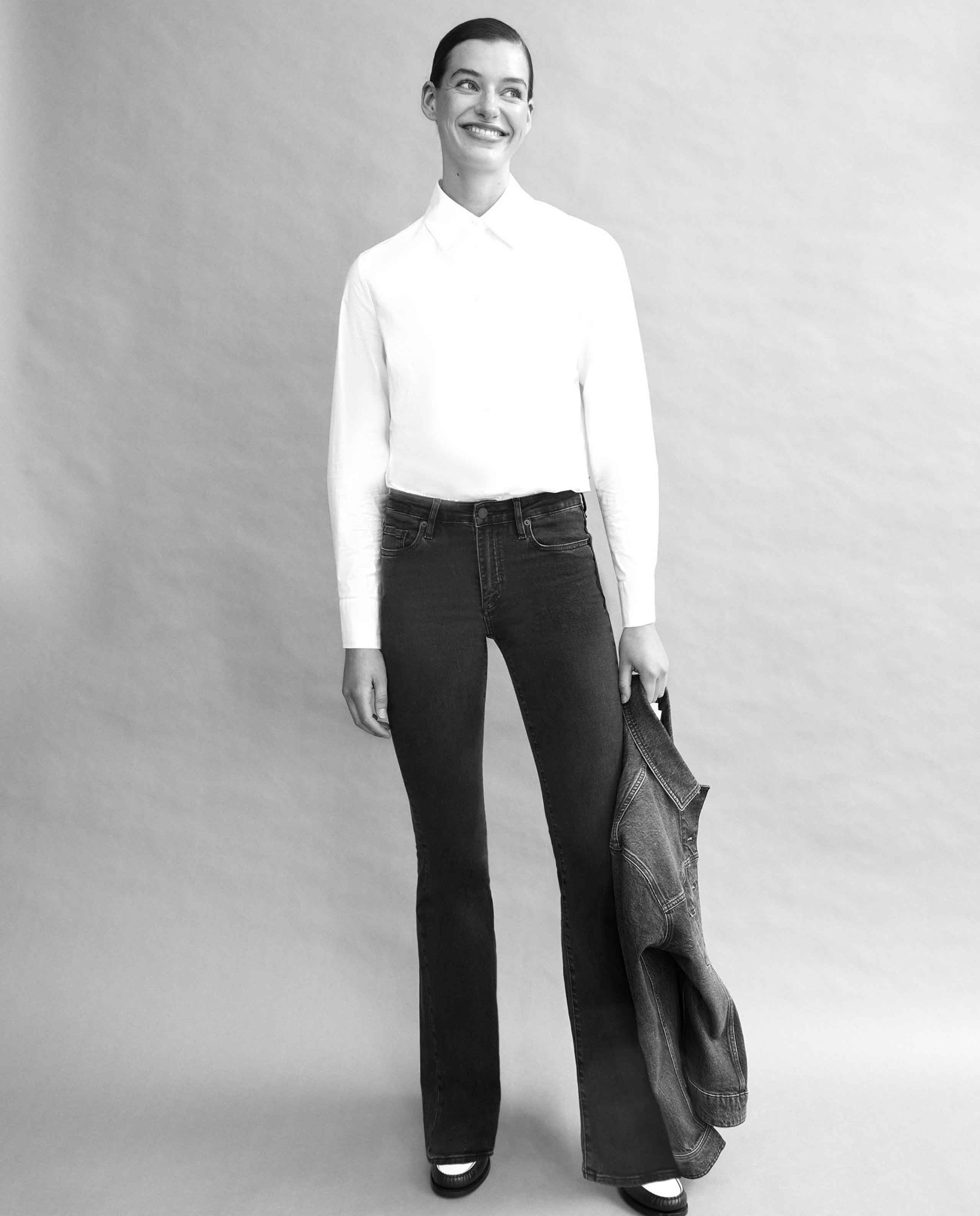 Marché Commun Jean large noir délavé Armedangels