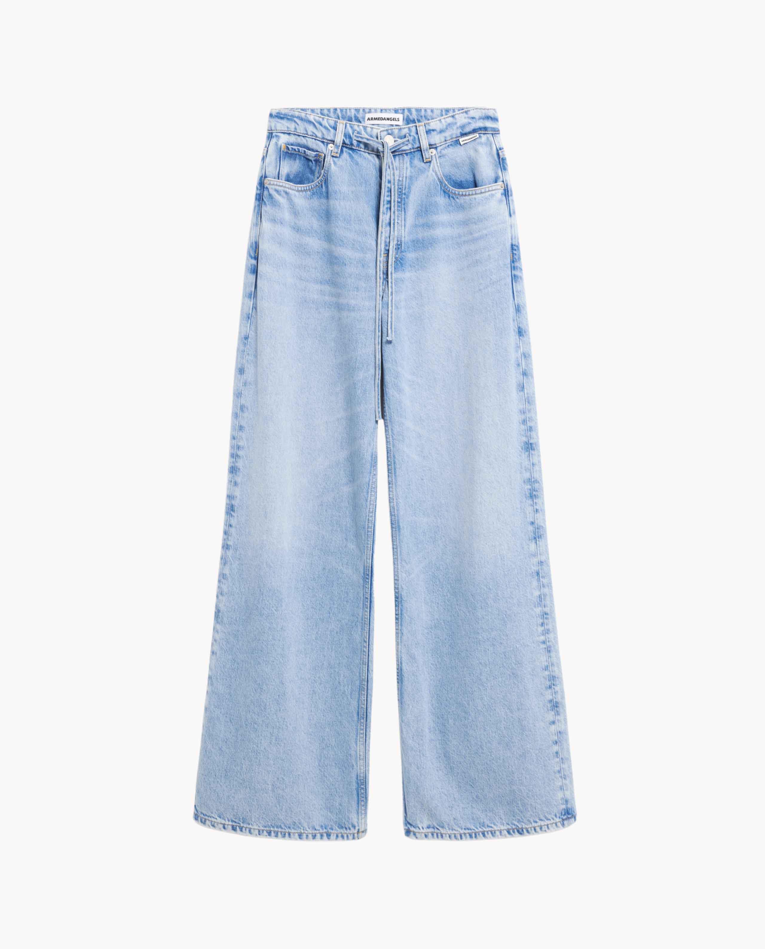Marché Commun jean large bleu clair Armedangels