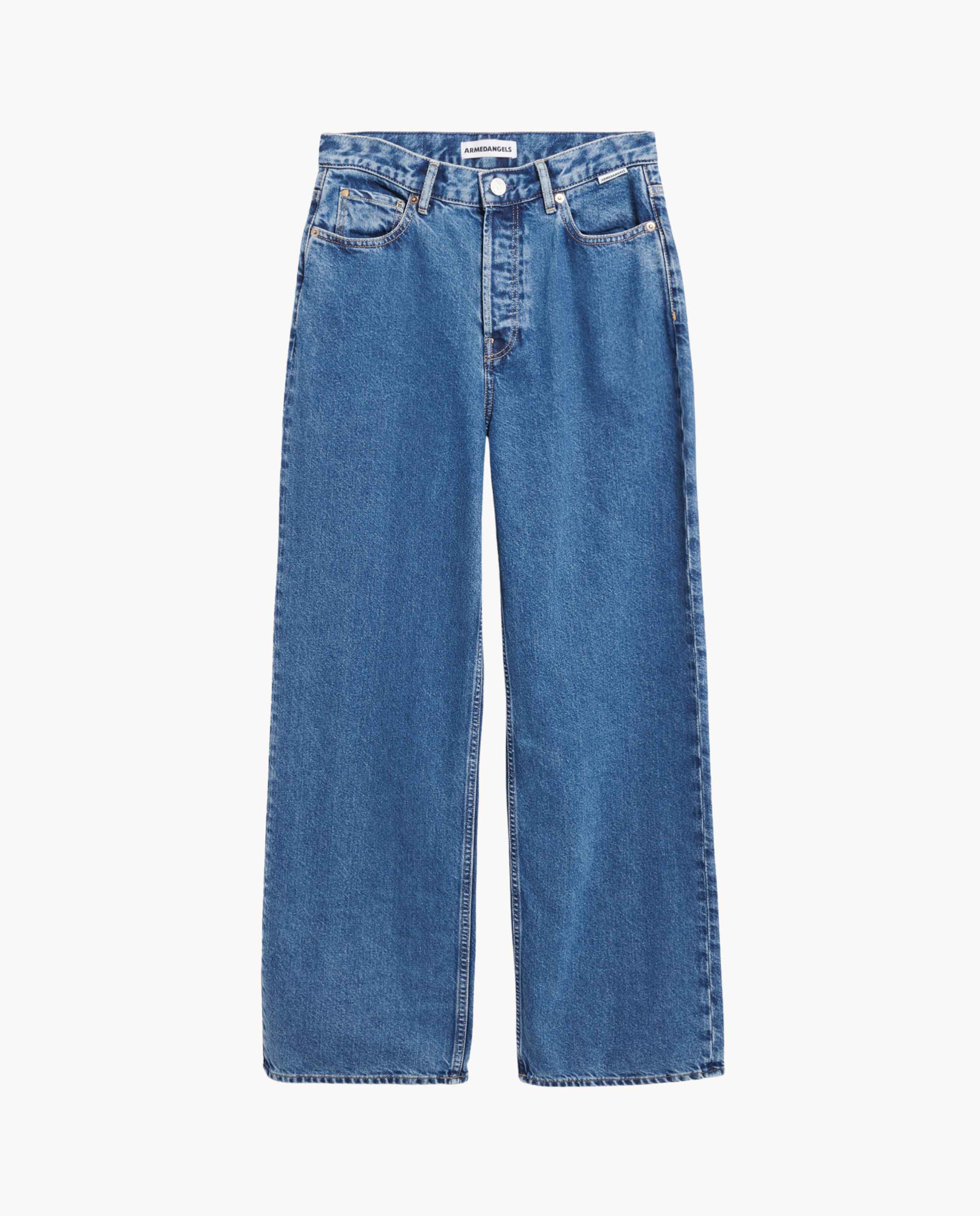 Marché Commun jean large bleu Armedangels