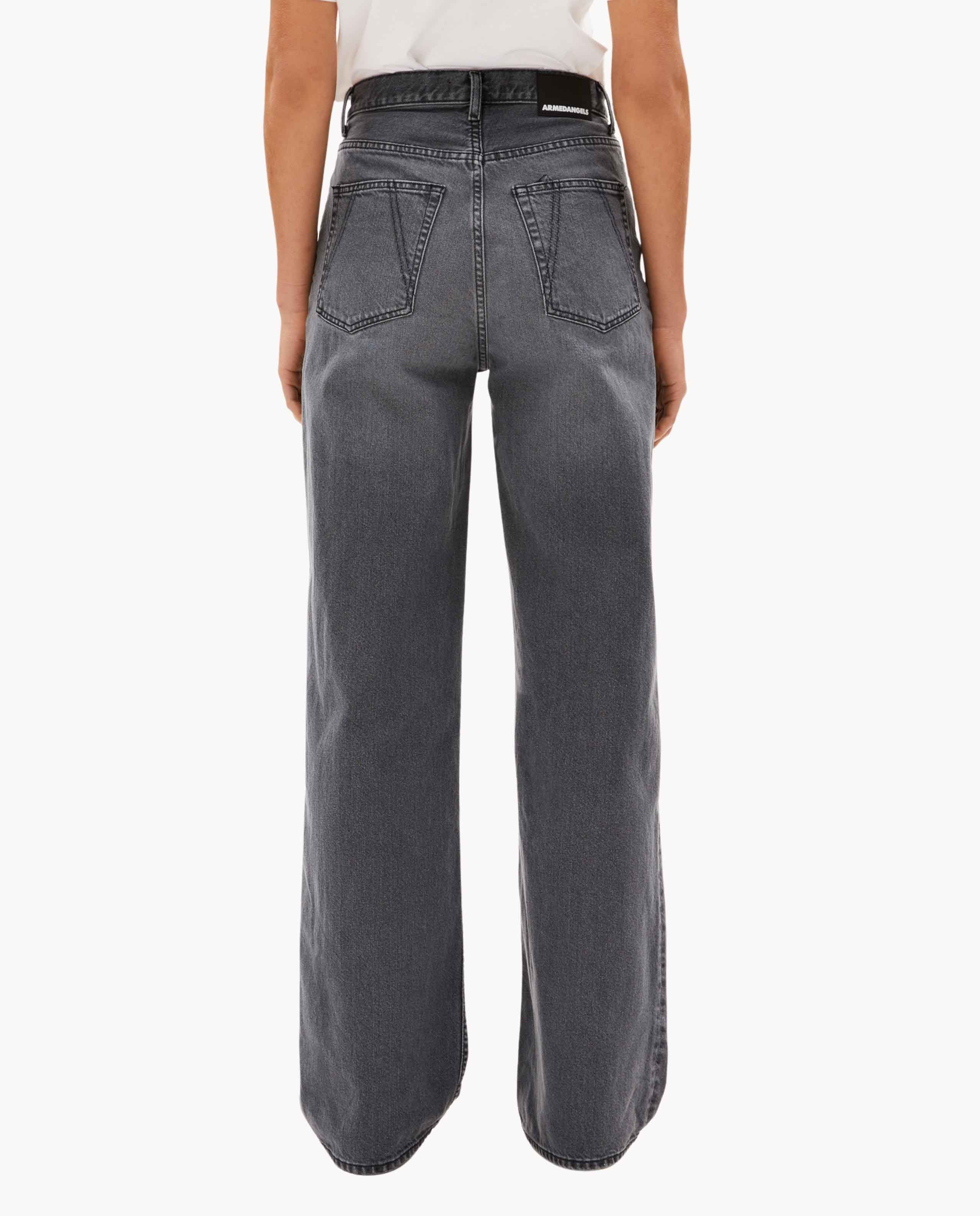 Marché Commun jean large gris foncé Armedangels