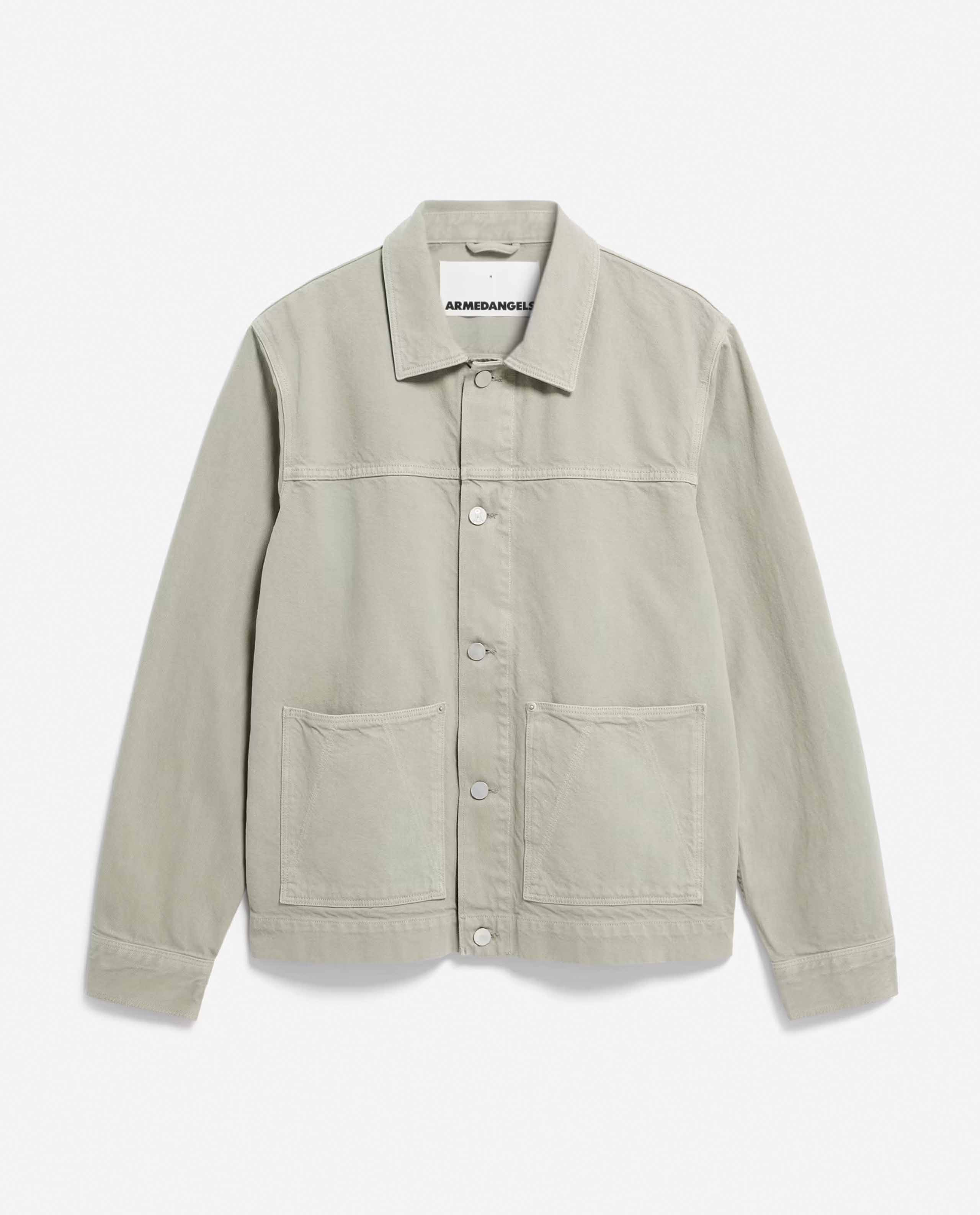 Marché Commun veste en jean en coton bio vert d&