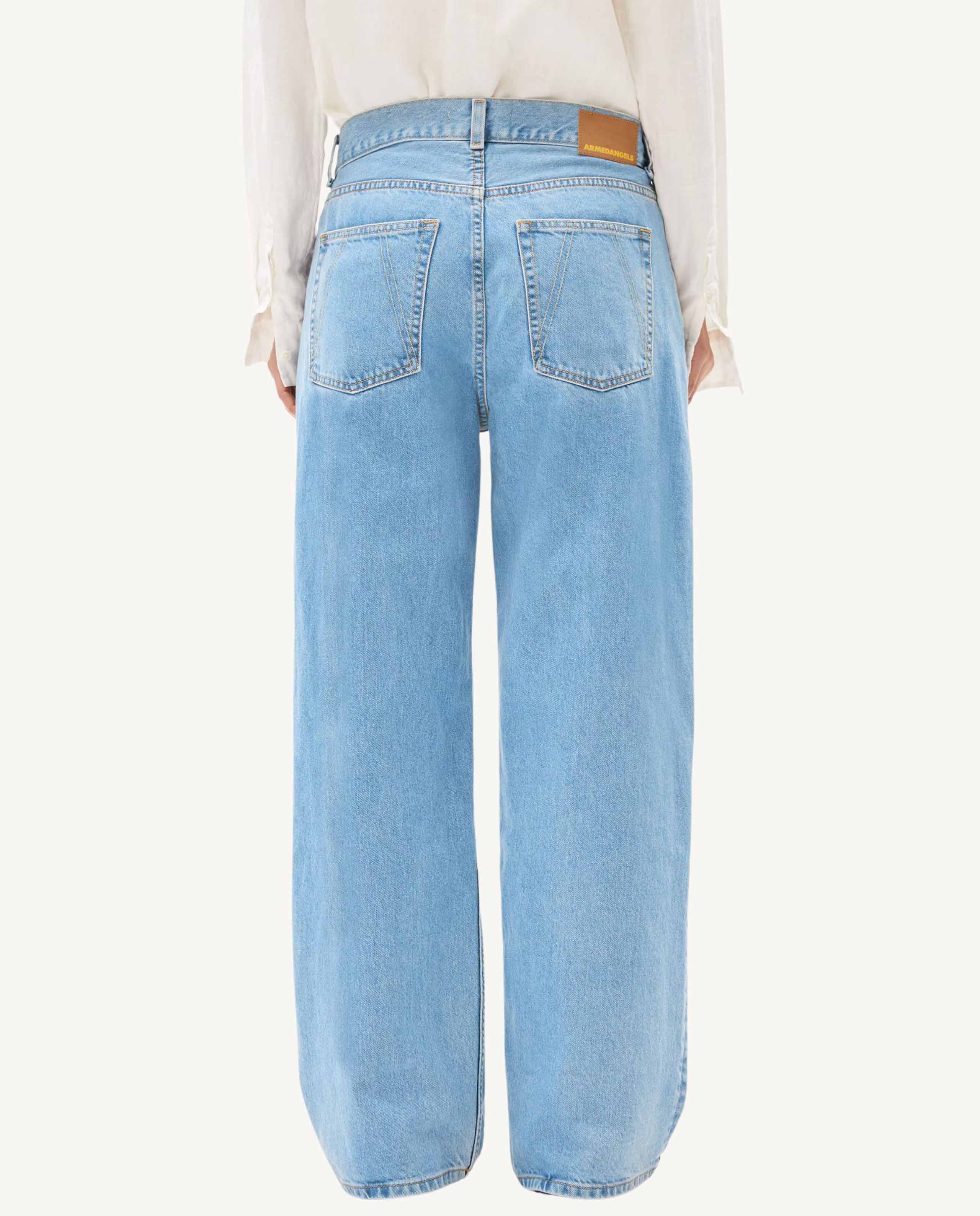 Marché Commun Jean large bleu clair Armedangels