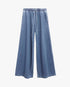 Marché Commun pantalon en toile de coton bio bleu Armedangels