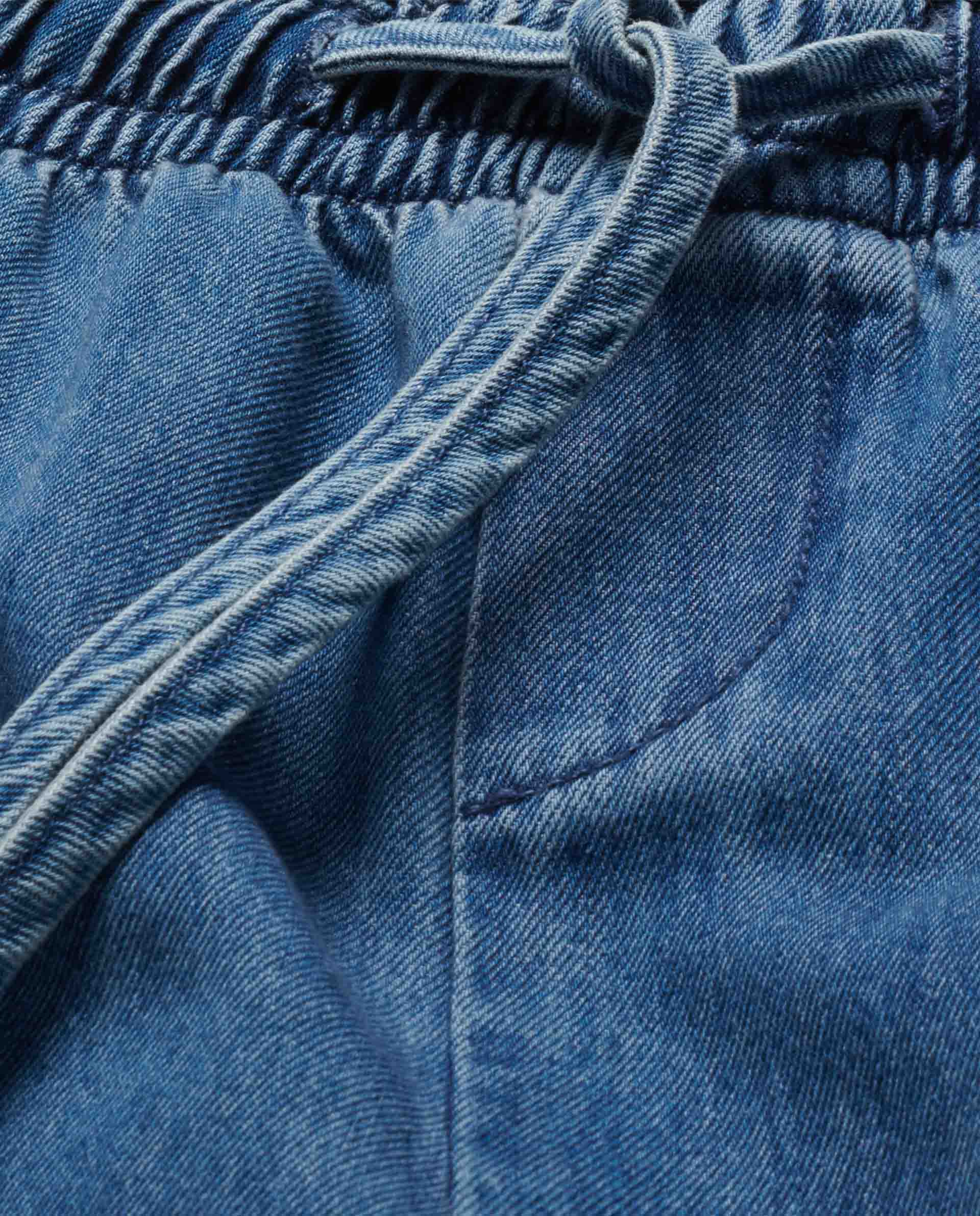 Marché Commun pantalon en toile de coton bio bleu Armedangels