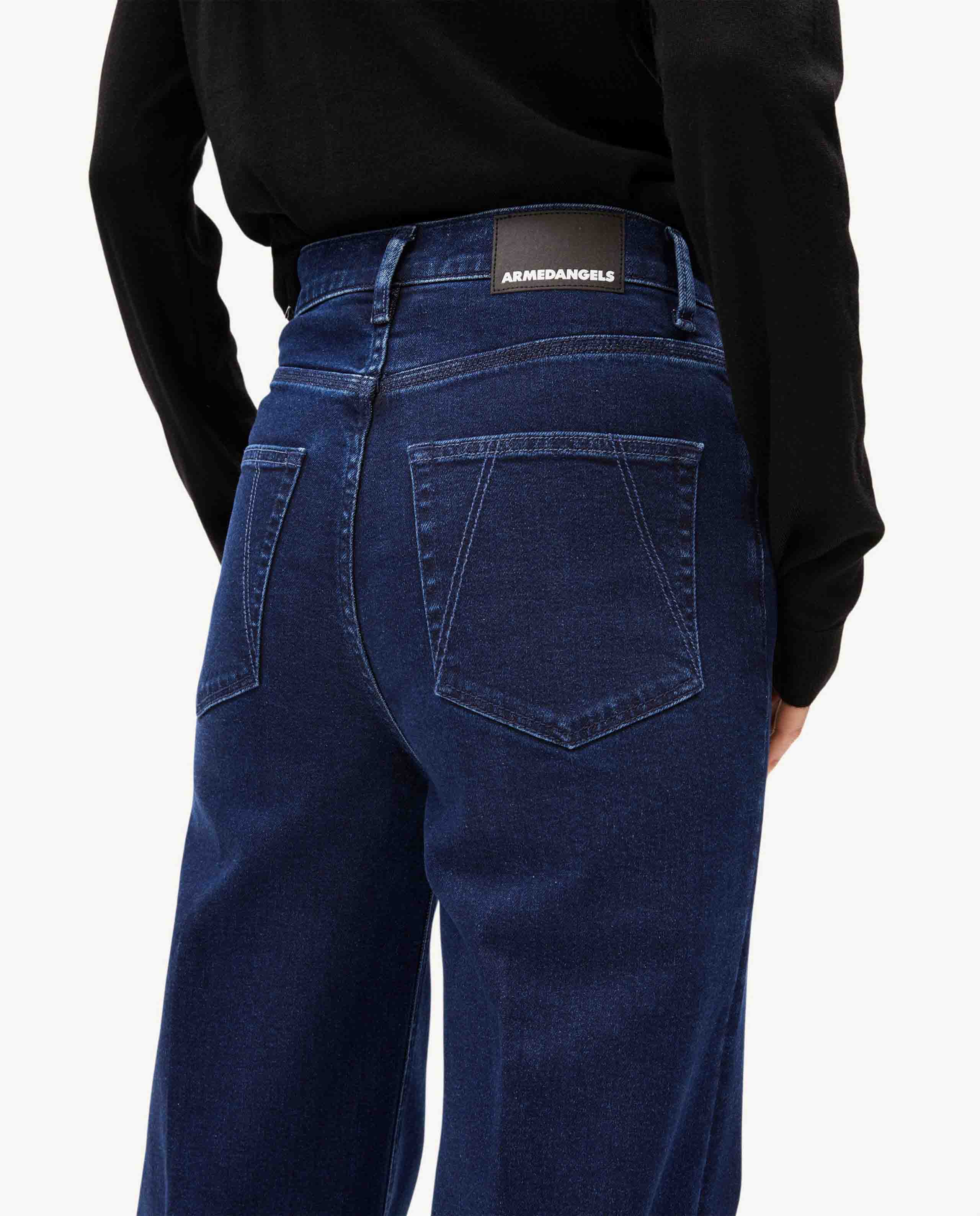Marché Commun Jean large bleu foncé Armedangels