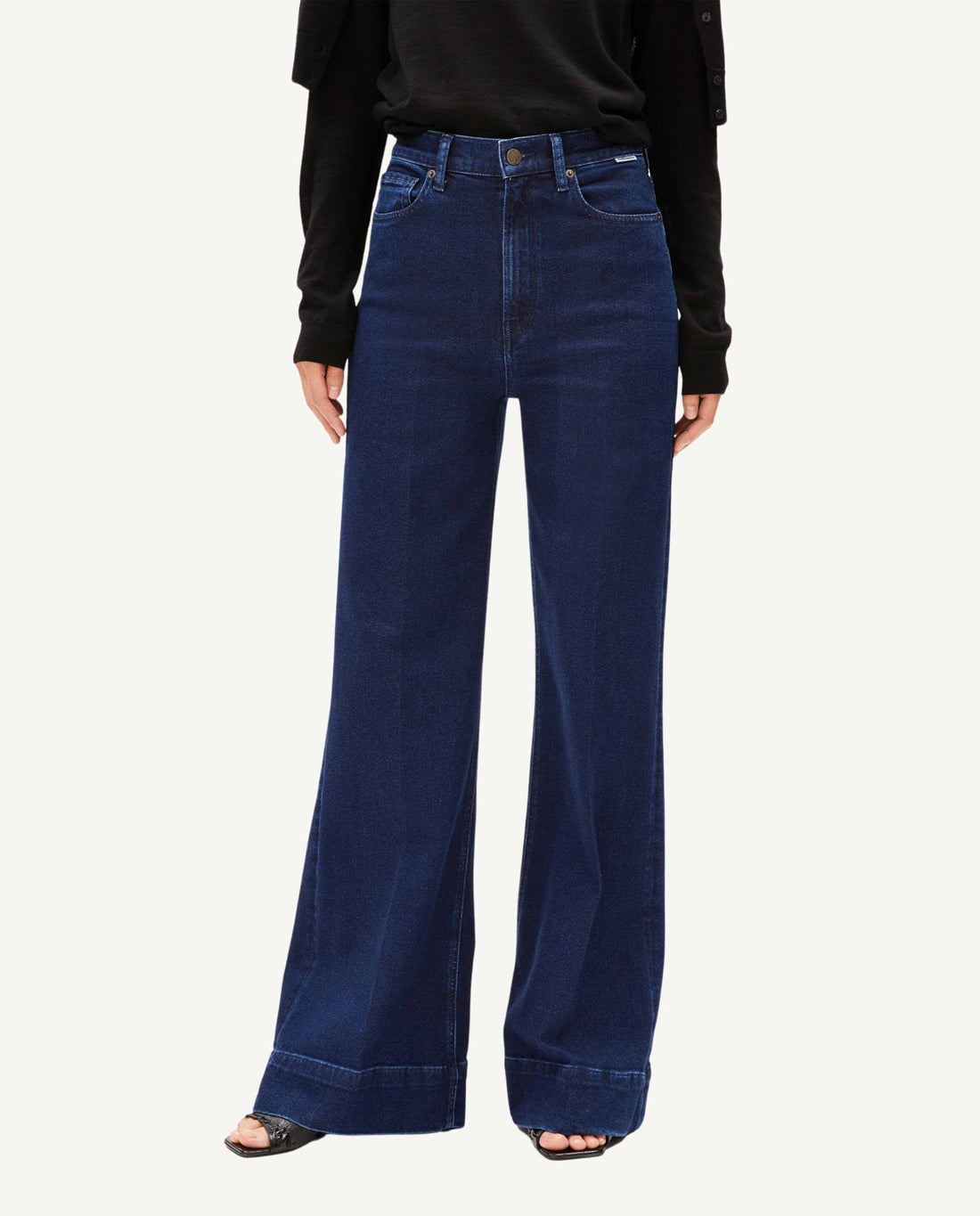 Marché Commun Jean large bleu foncé Armedangels