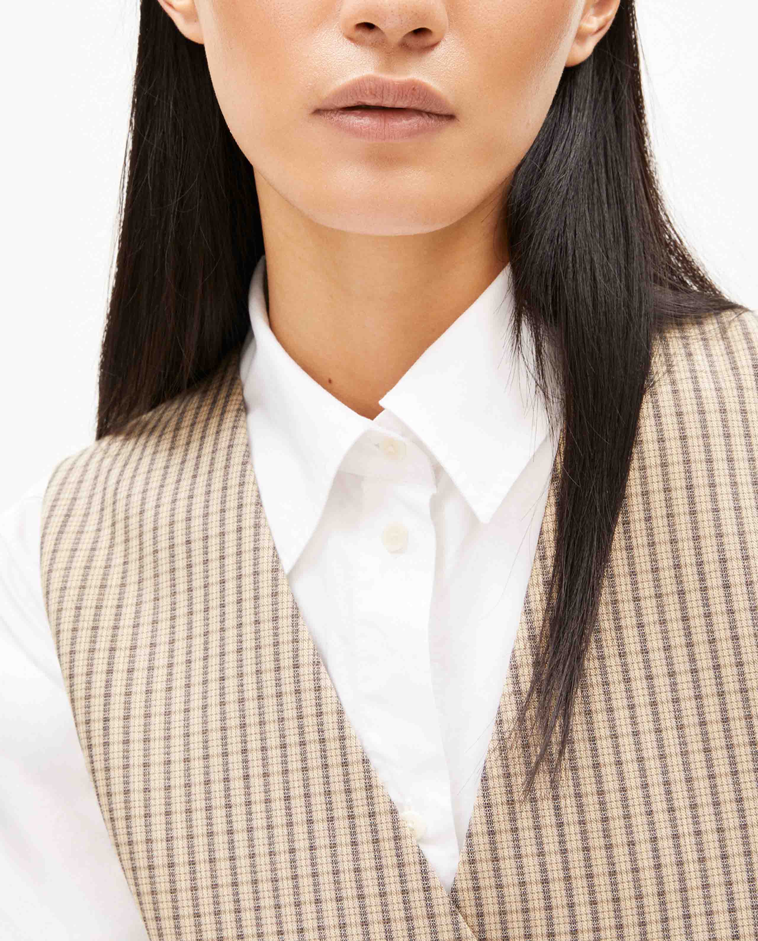 Marché Commun gilet de costume sans manches à carreaux Armedangels