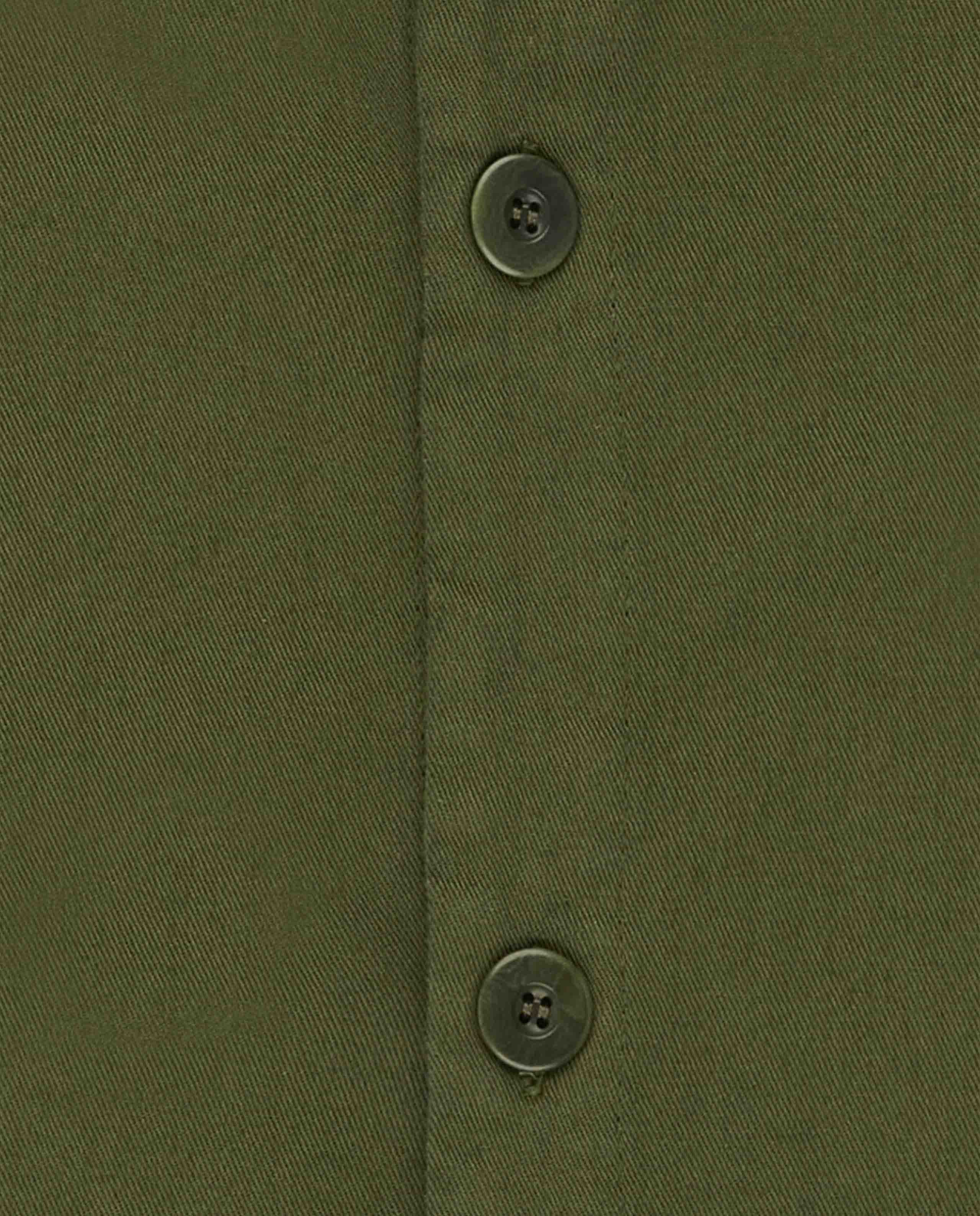 Marché Commun Veste en travail en coton bio vert militaire bask in the sun