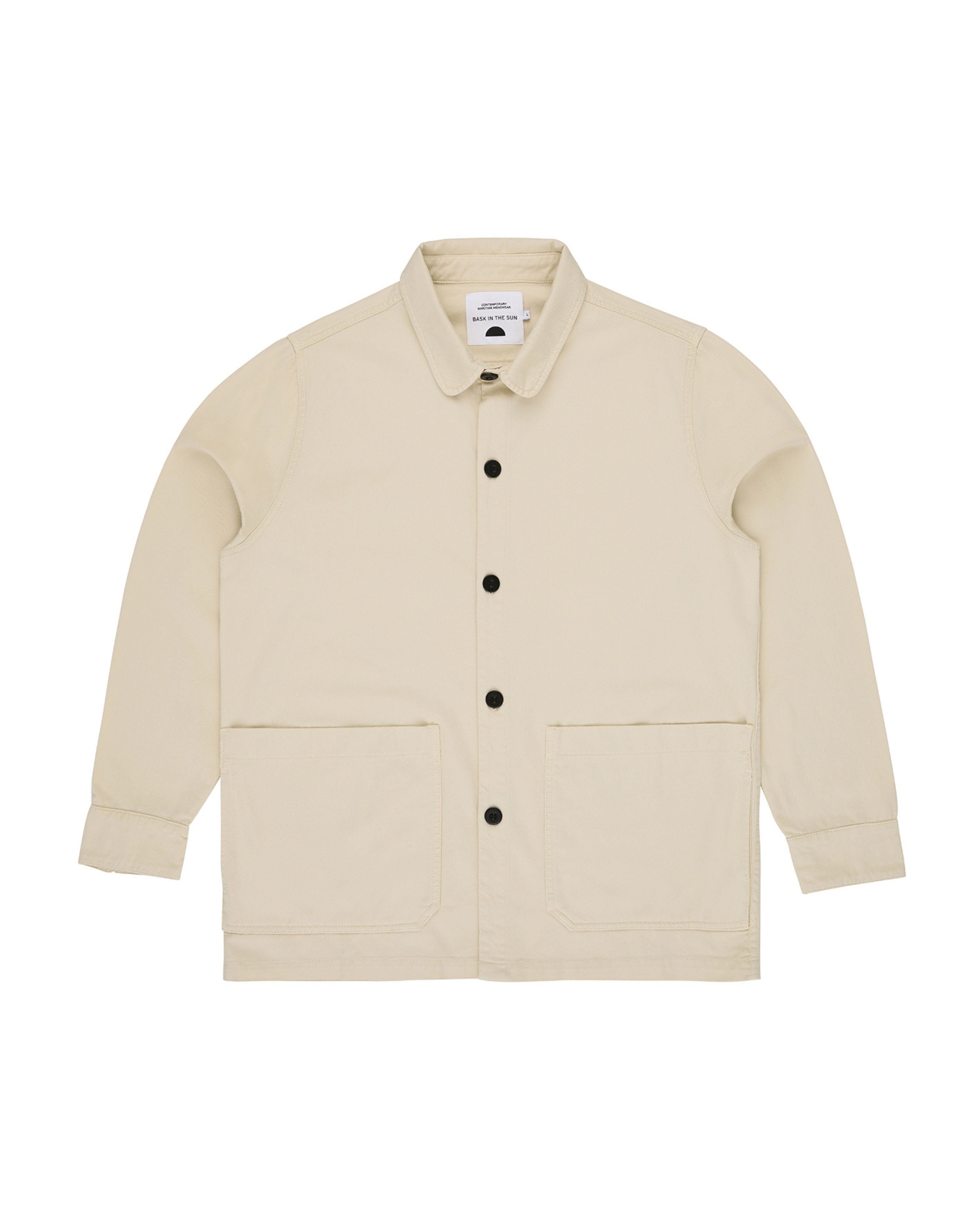 Marché Commun veste de travail en coton bio crème bask in the sun