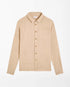 marché commun chemise gaufrée en coton bio ecru bask in the sun