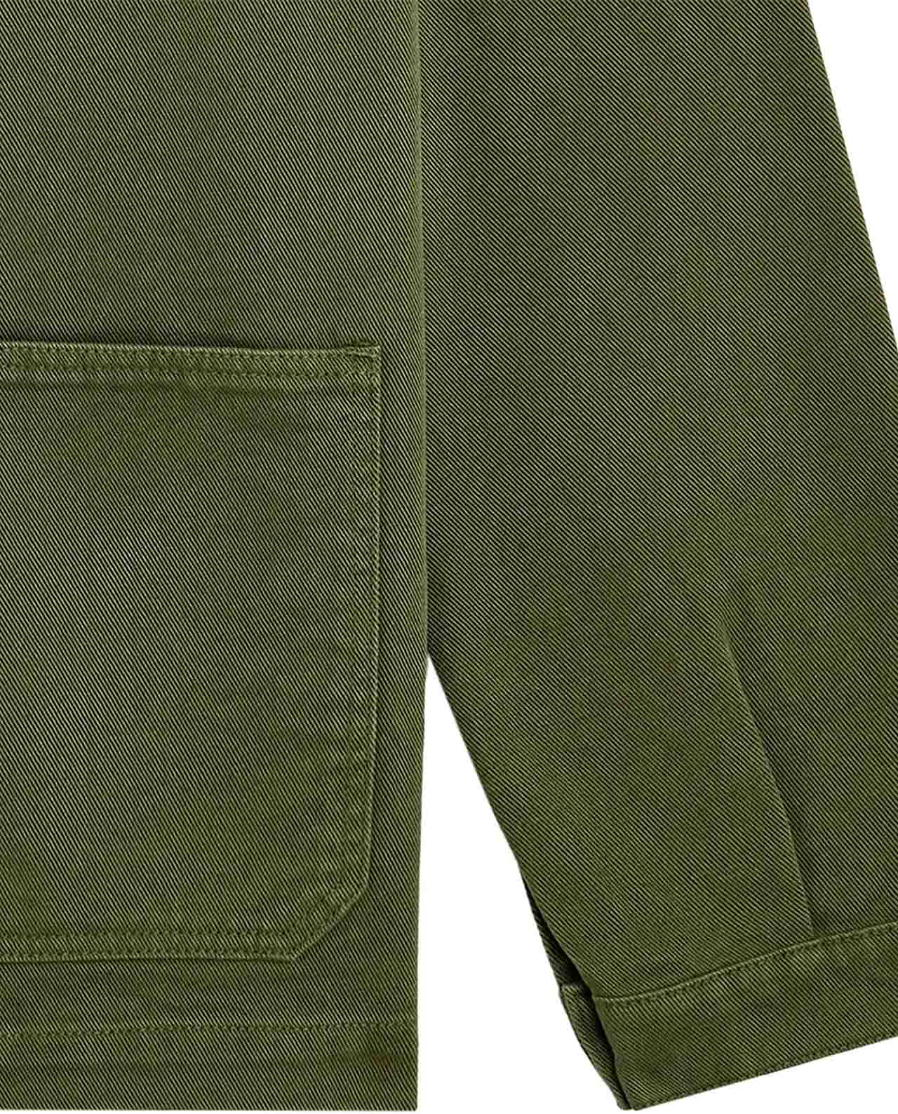 marché commun veste de travail en coton bio vert olive bask in the sun