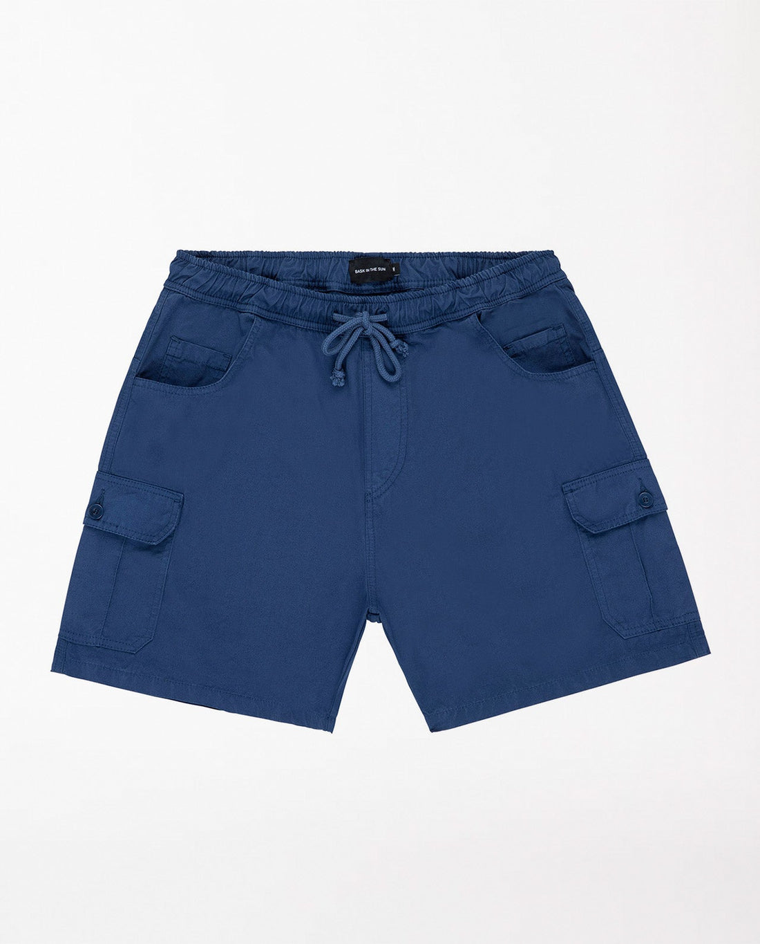 marché commun bask in the sun short cargo homme été coton éthique bleu