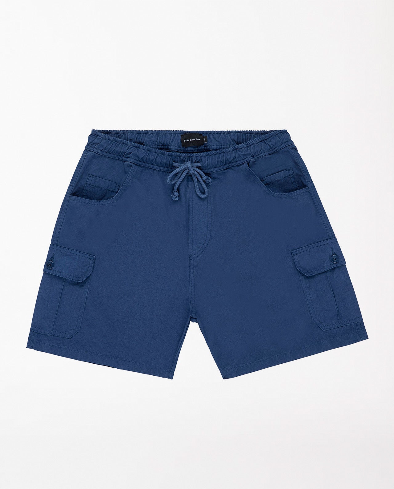 marché commun bask in the sun short cargo homme été coton éthique bleu