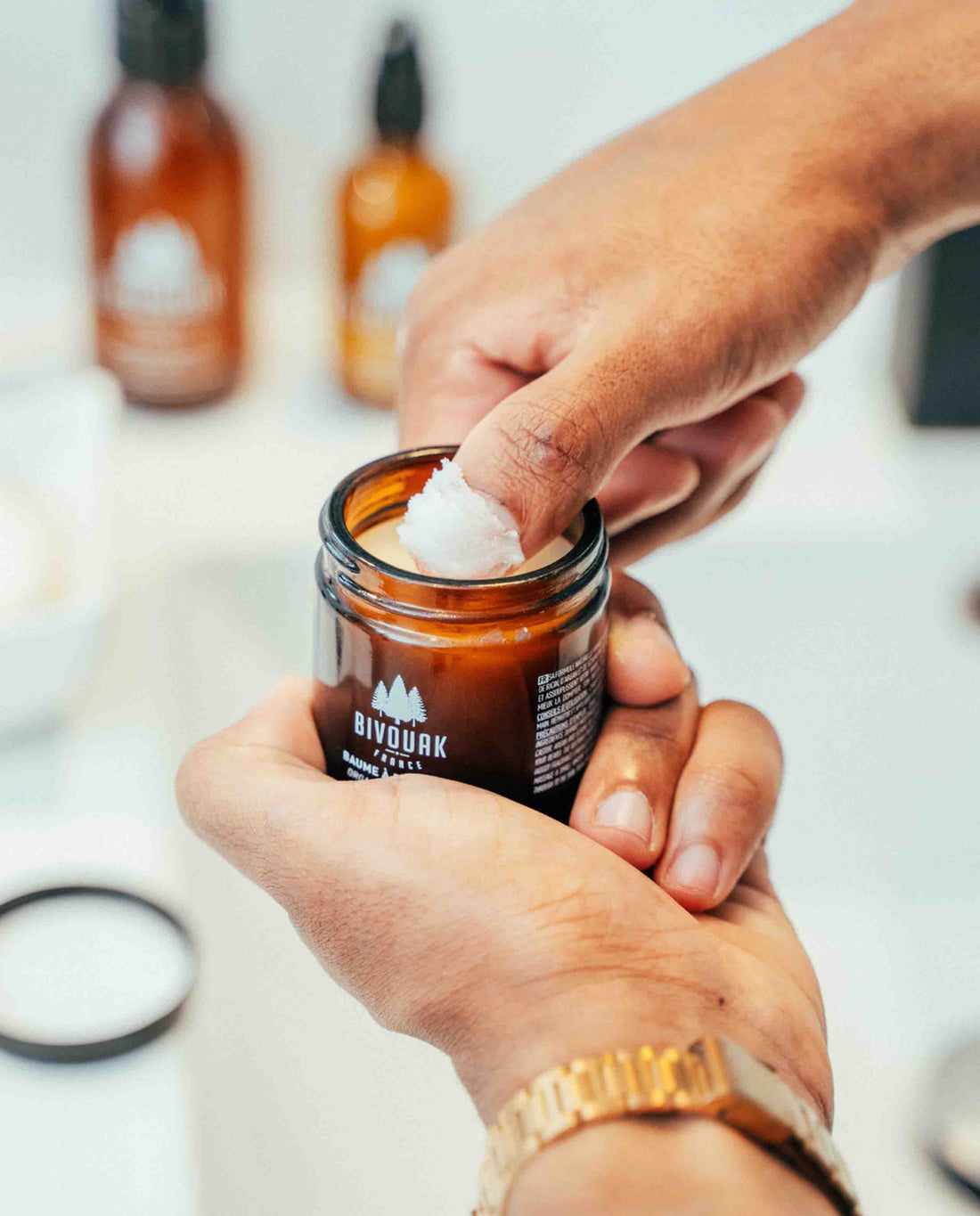 marché commun bivouak baume à barbe soin homme naturel éco-responsable fabriqué en France