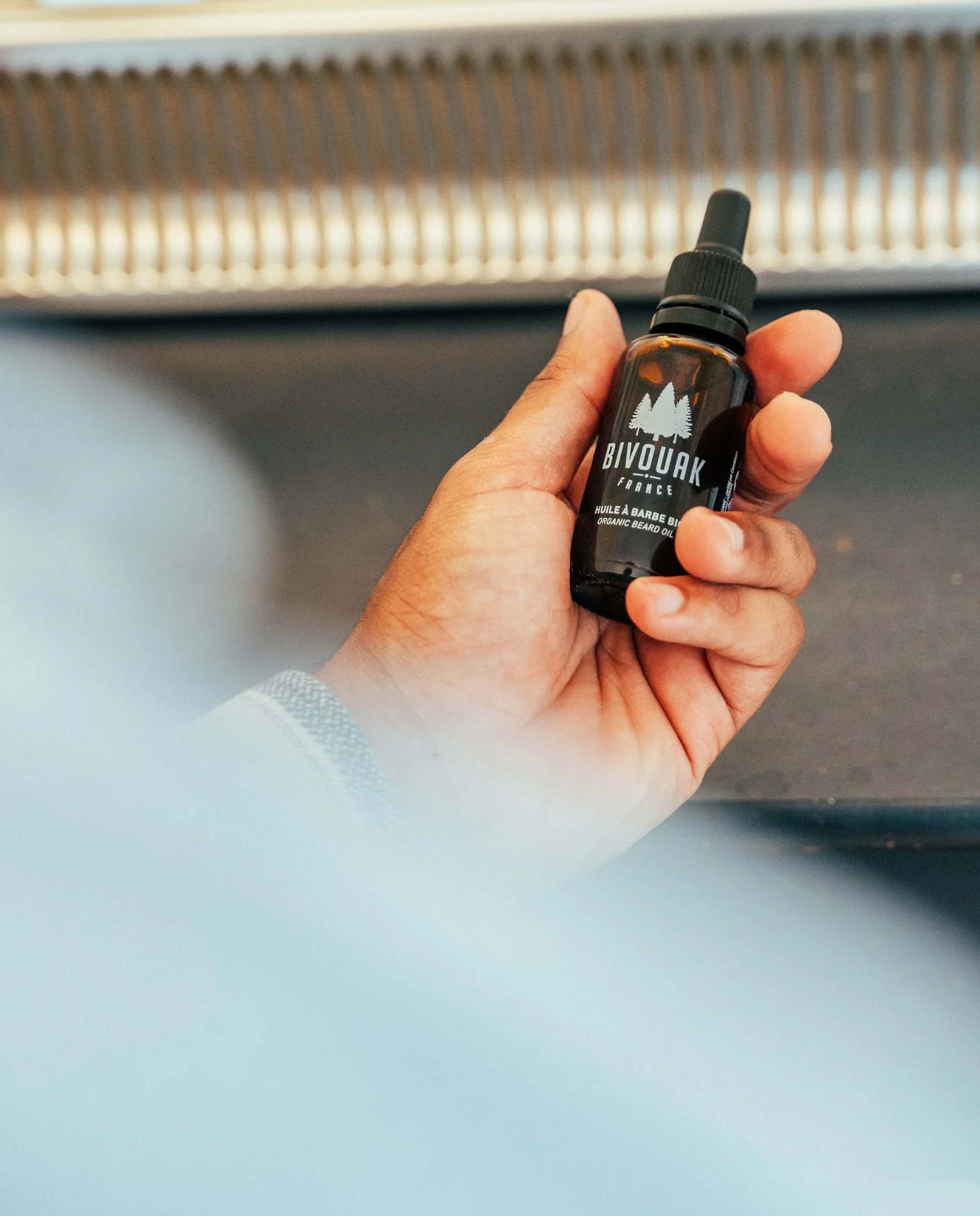 marché commun bivouak huile barbe homme visage naturelle biologique fabriquée en France