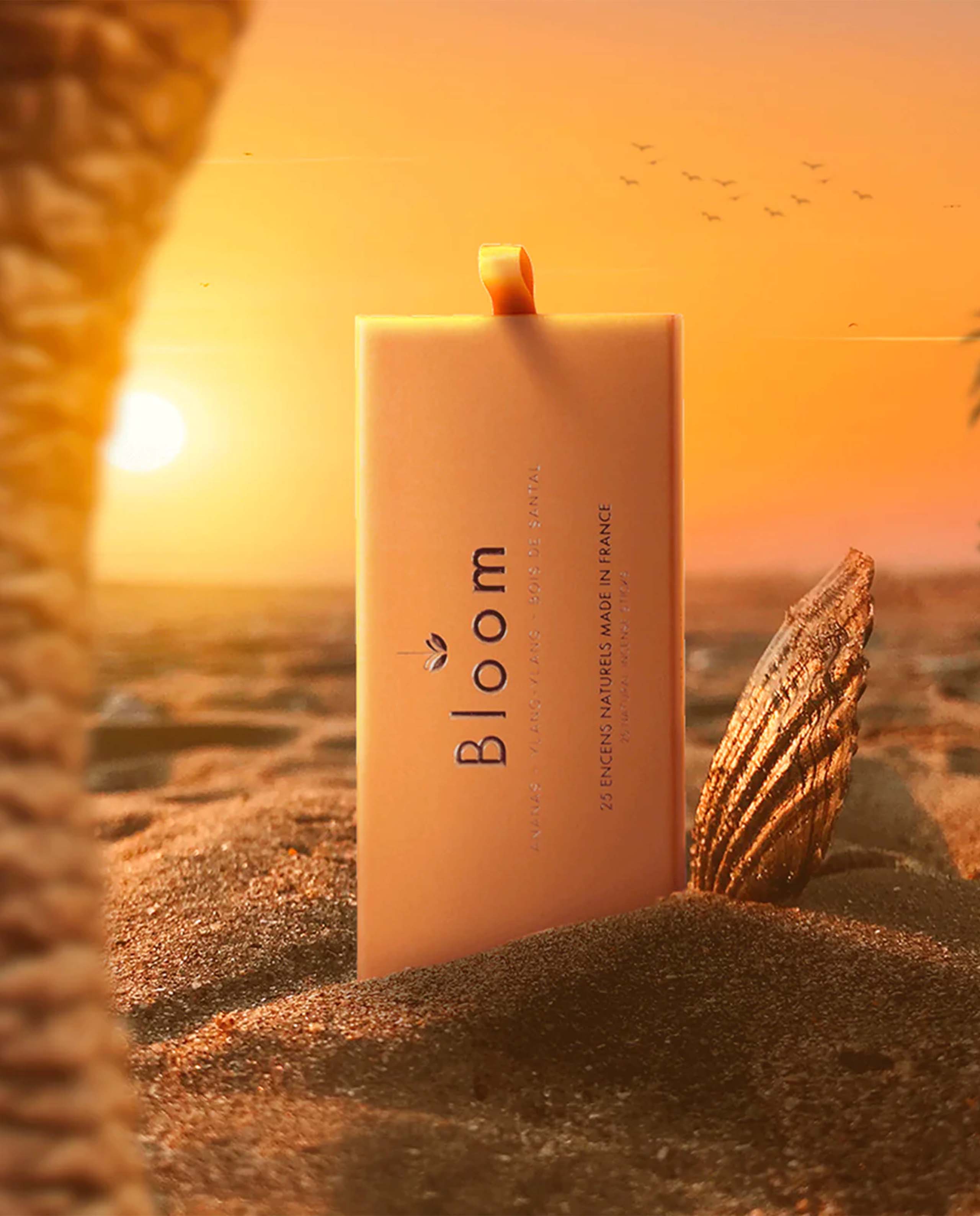 Marché Commun Encens naturel Ananas, Ylang Ylang et Bois de Santal Bloom Encens