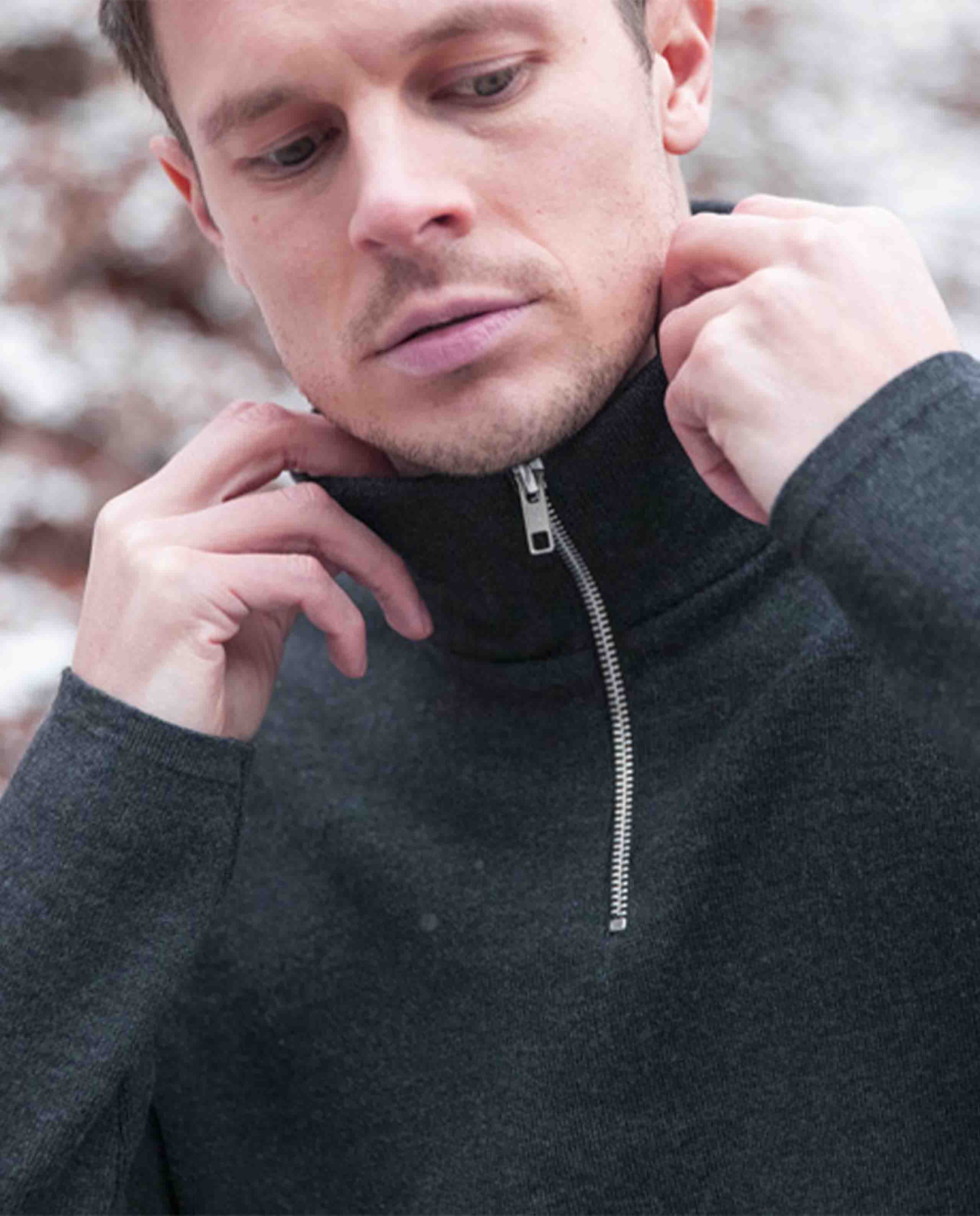 Pull camionneur en laine mérinos extrafine