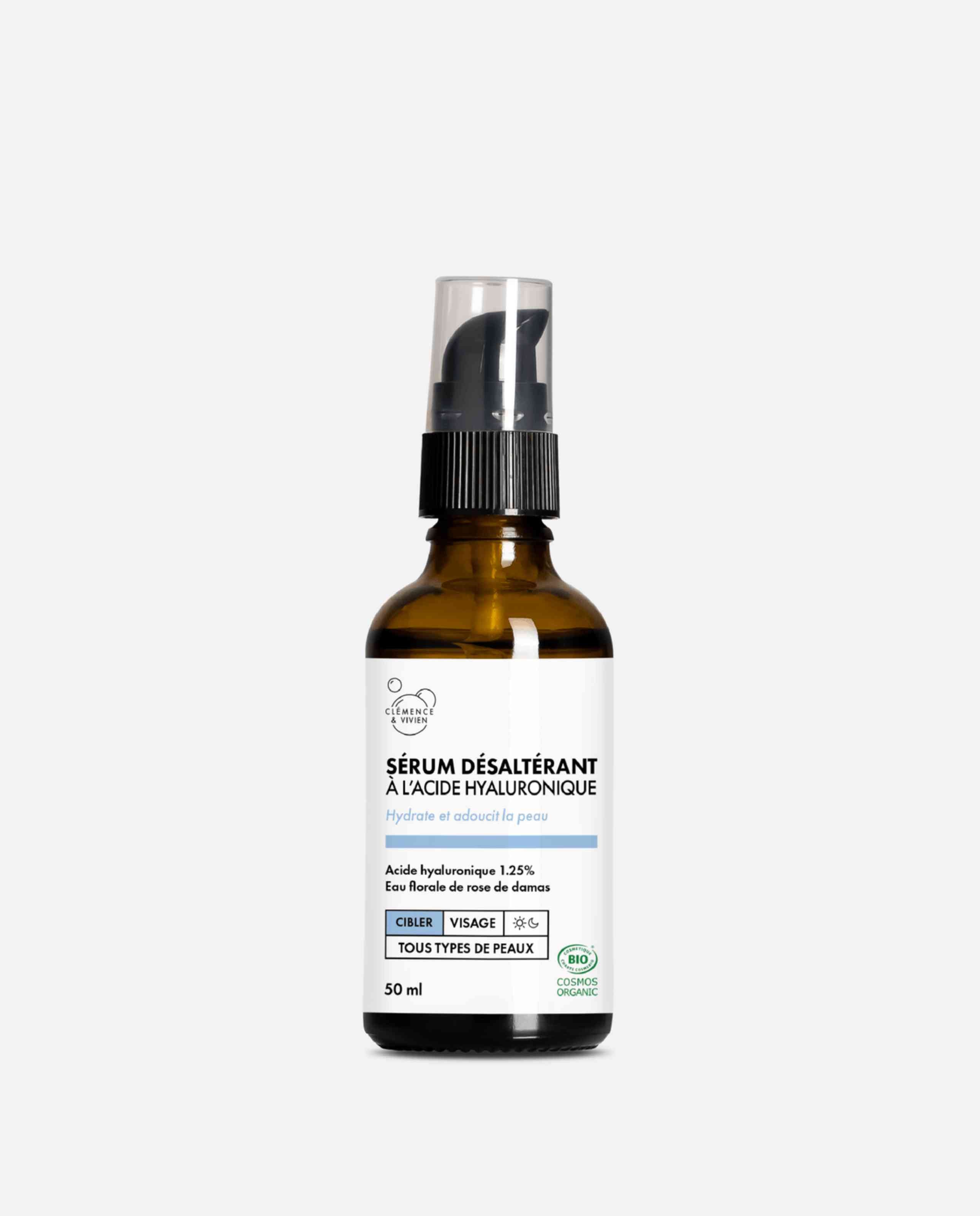 Sérum visage désaltérant naturel et bio