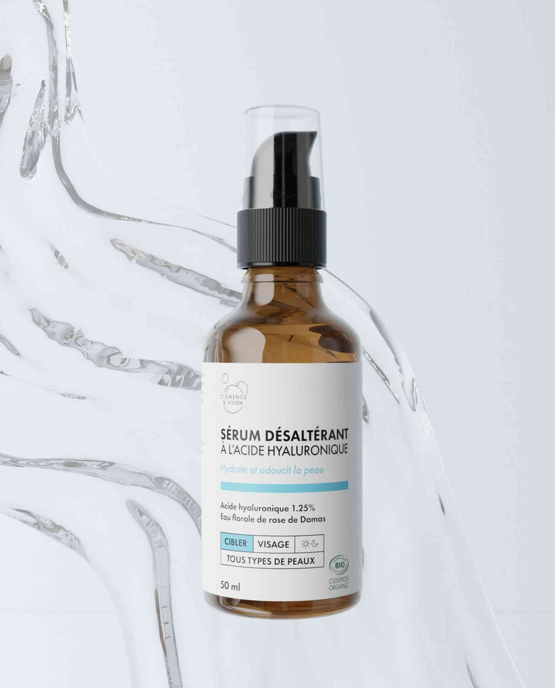 Sérum visage désaltérant naturel et bio