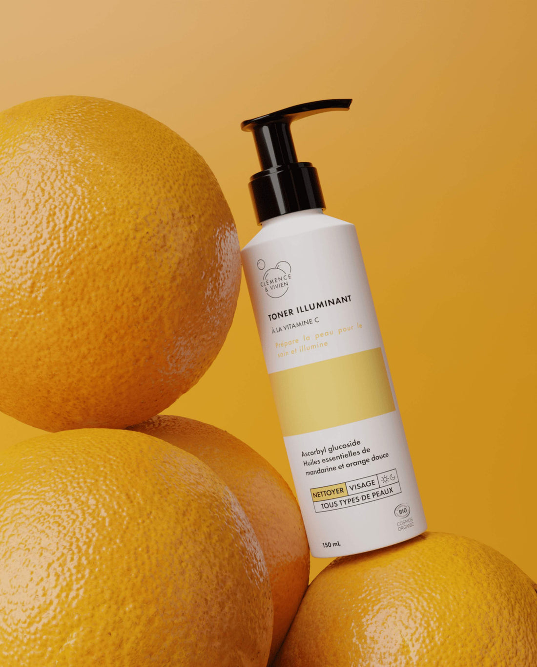 Toner visage illuminant naturel et bio