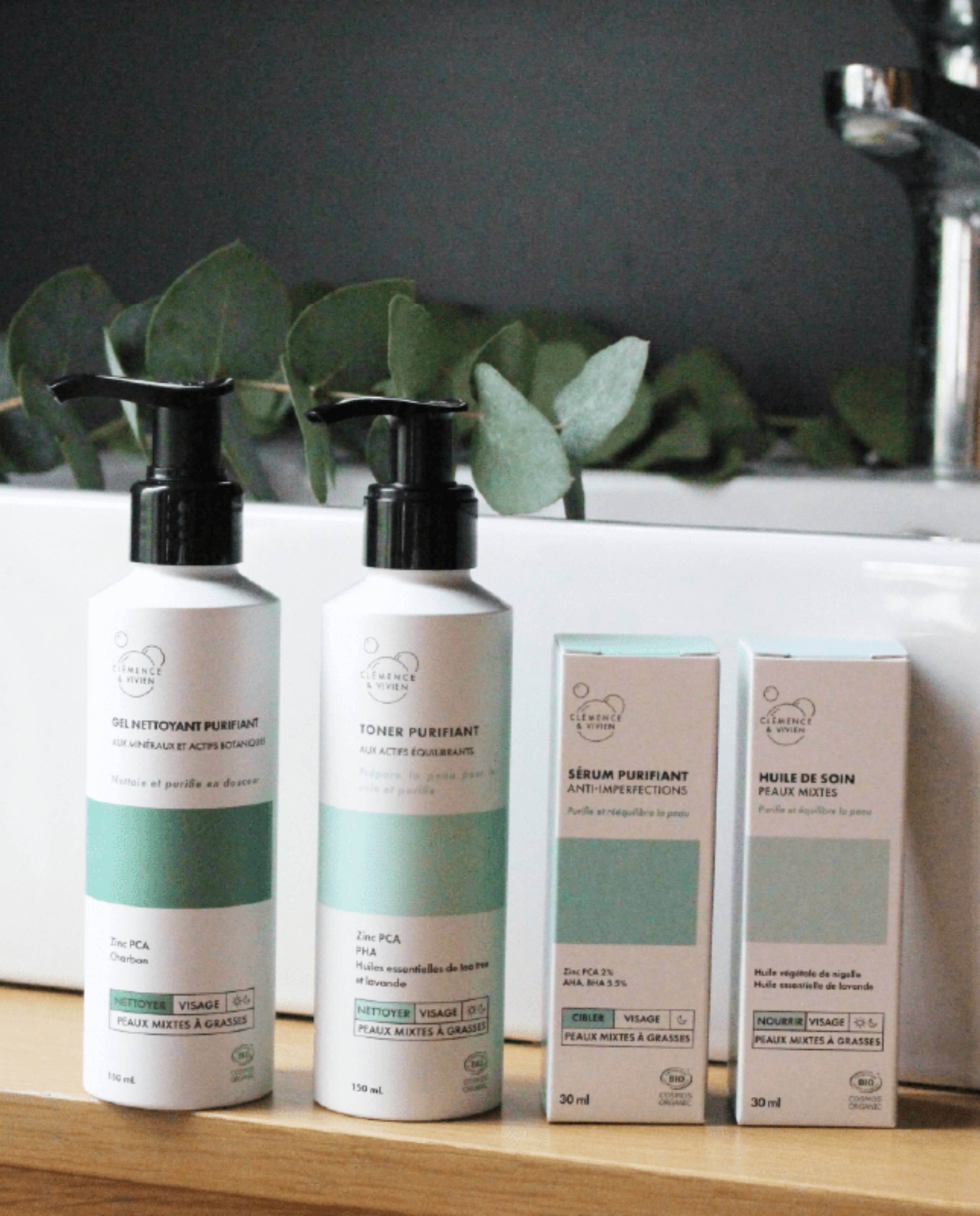 Toner visage purifiant naturel et bio