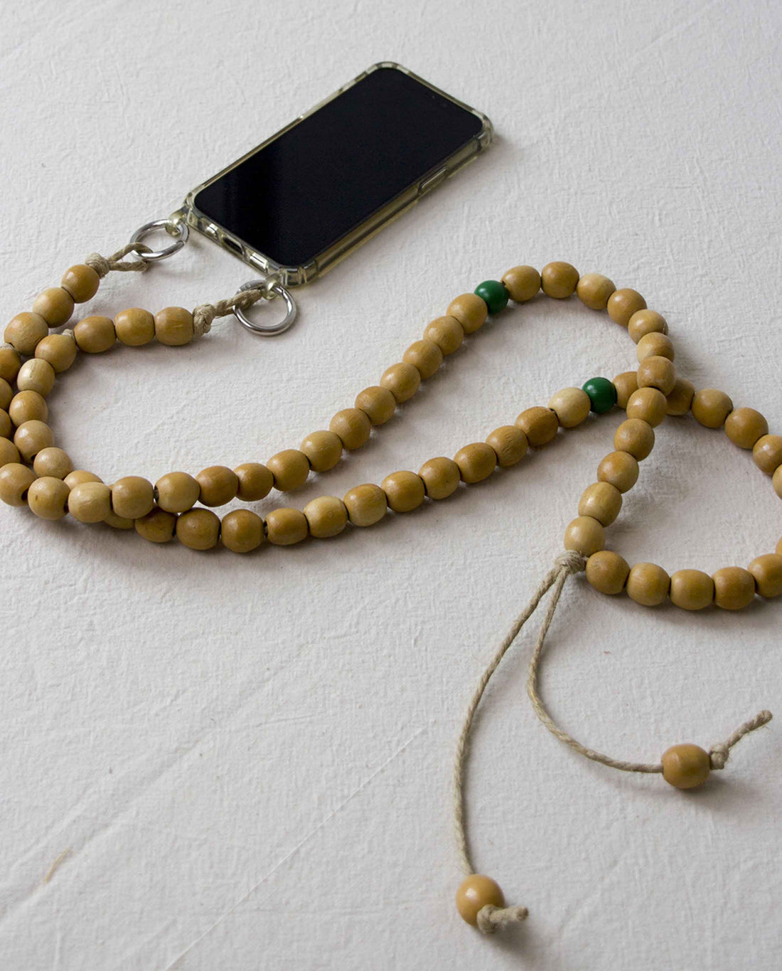 Marché Commun Ensemble Création Cordon Téléphone Perles en Bois