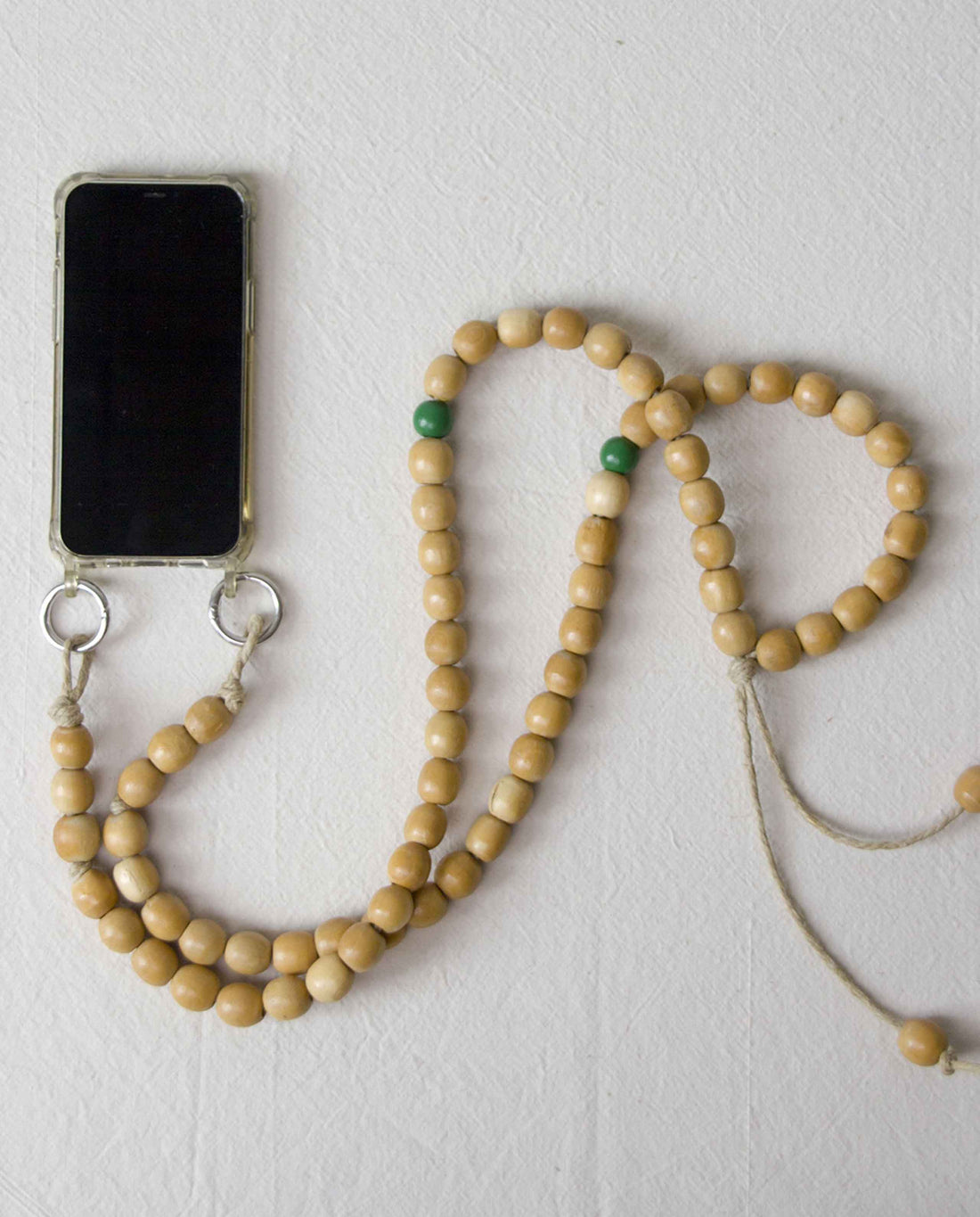 Marché Commun Ensemble Création Cordon Téléphone Perles en Bois