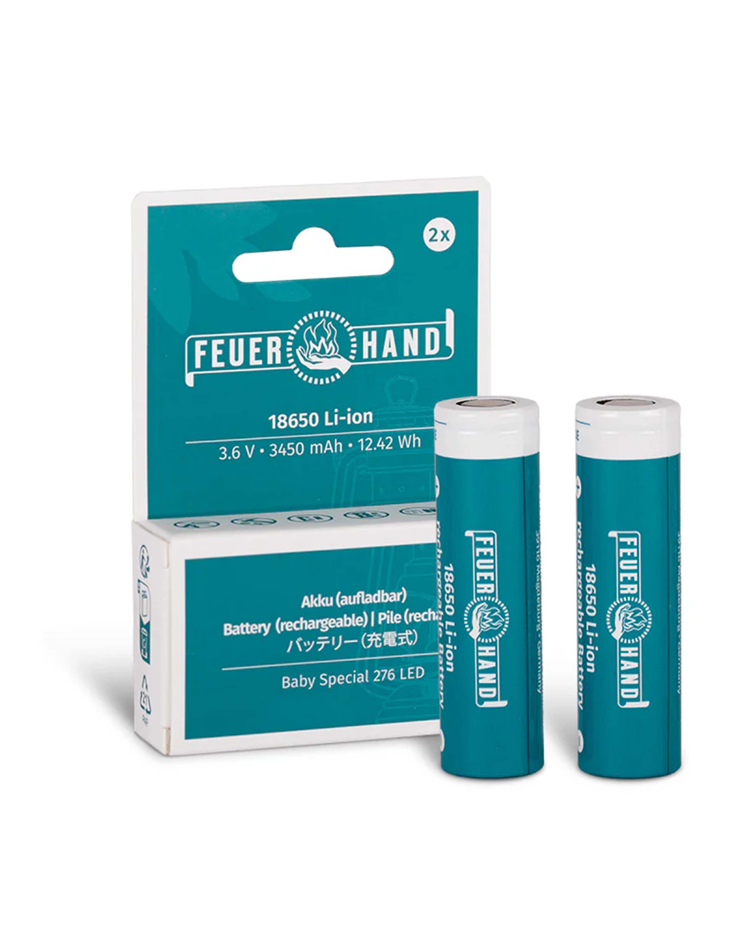 Lot de 2 piles LED rechargeables
