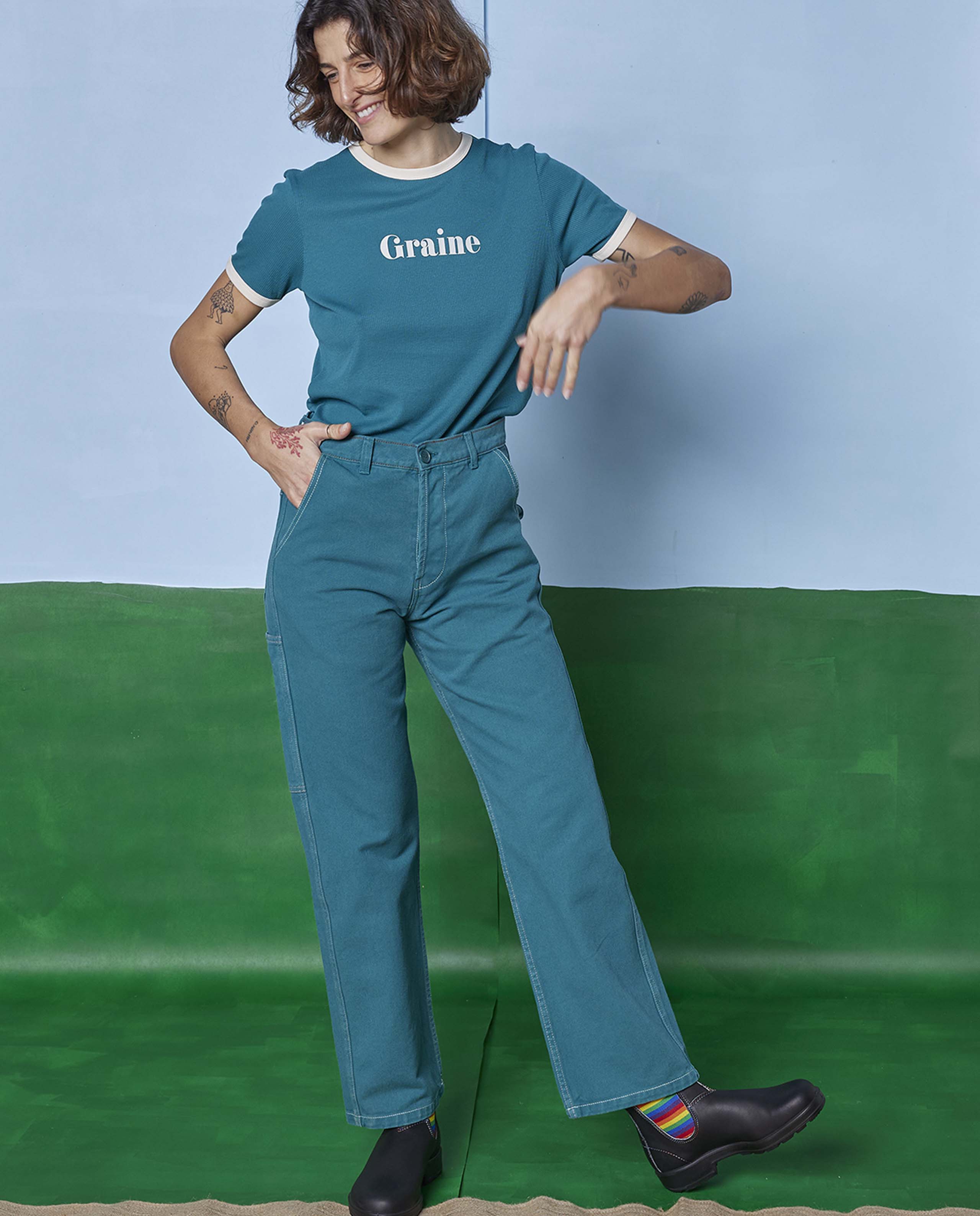 Pantalon workwear en coton biologique