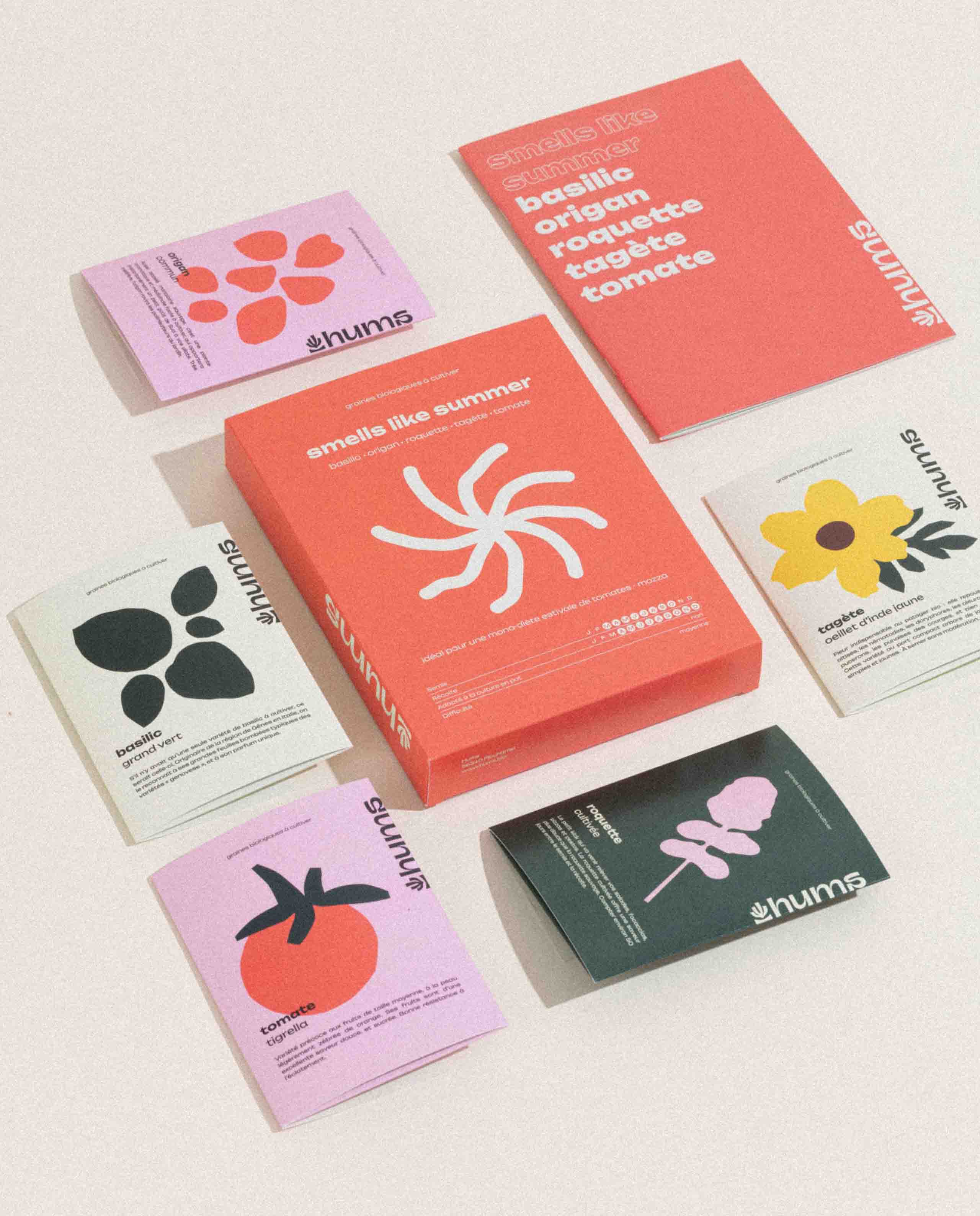 Marché Commun kit assortiment graines bio smells like summer hums bio