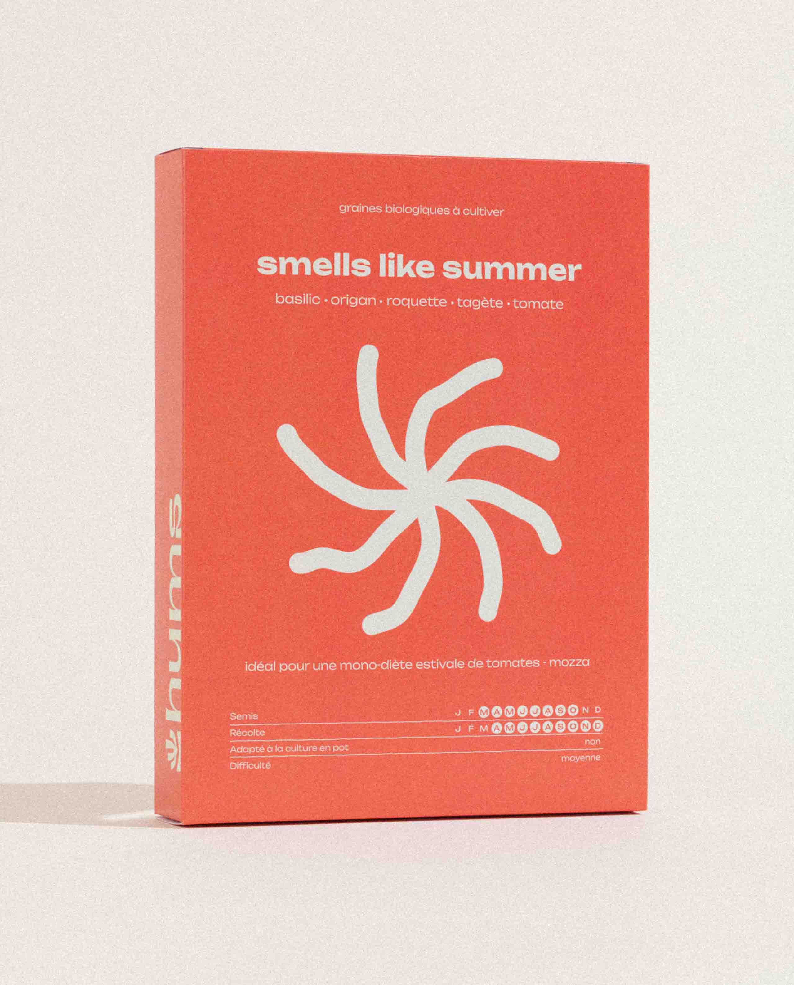 Marché Commun kit assortiment graines bio smells like summer hums bio