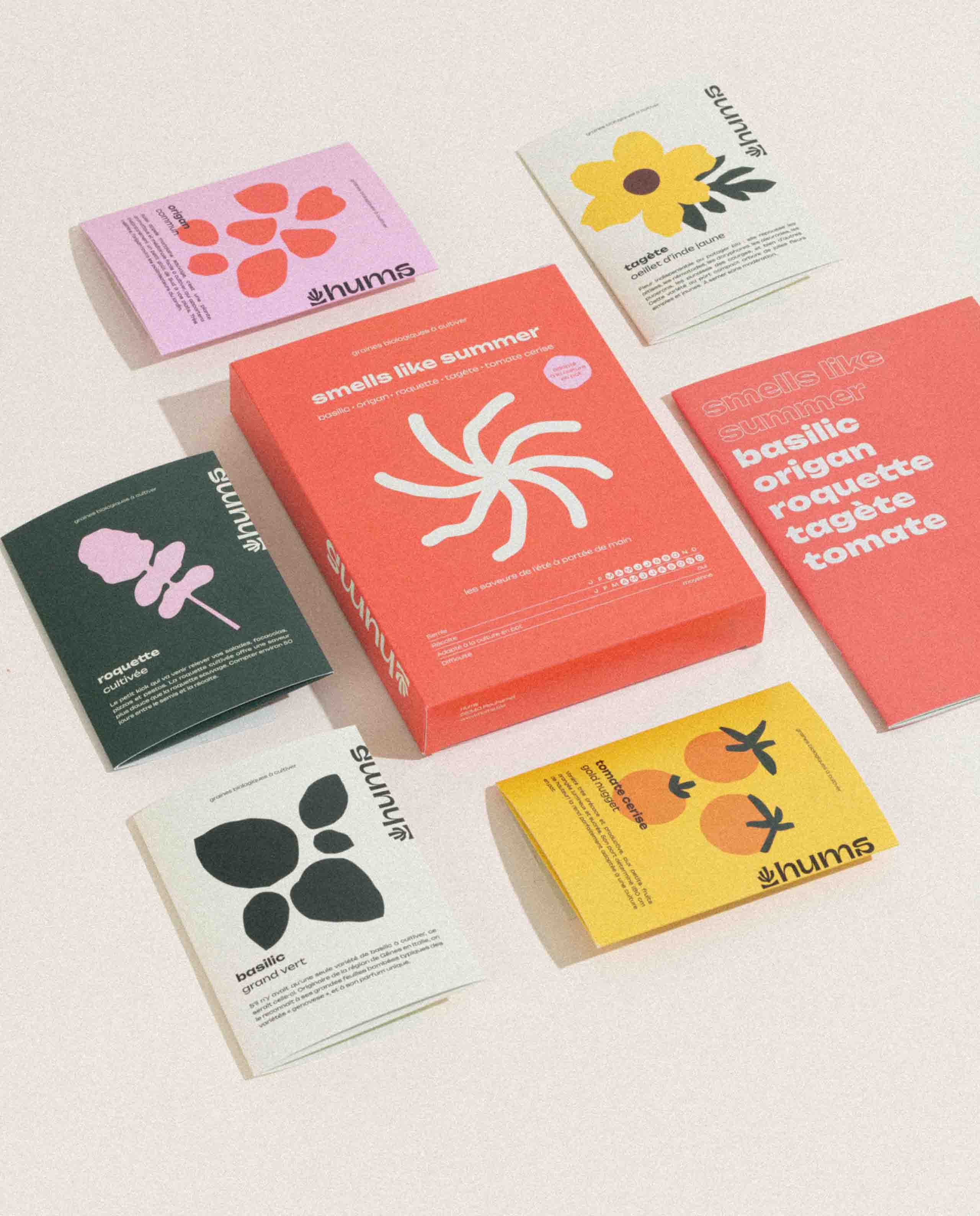 Marché Commun assortiment graines bio smells like summer pot hums bio