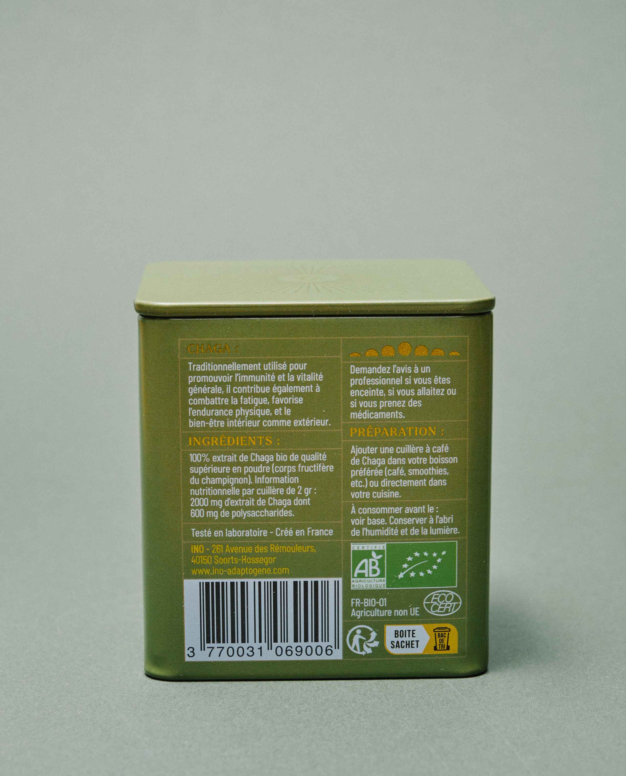 Poudre de Chaga bio 60g