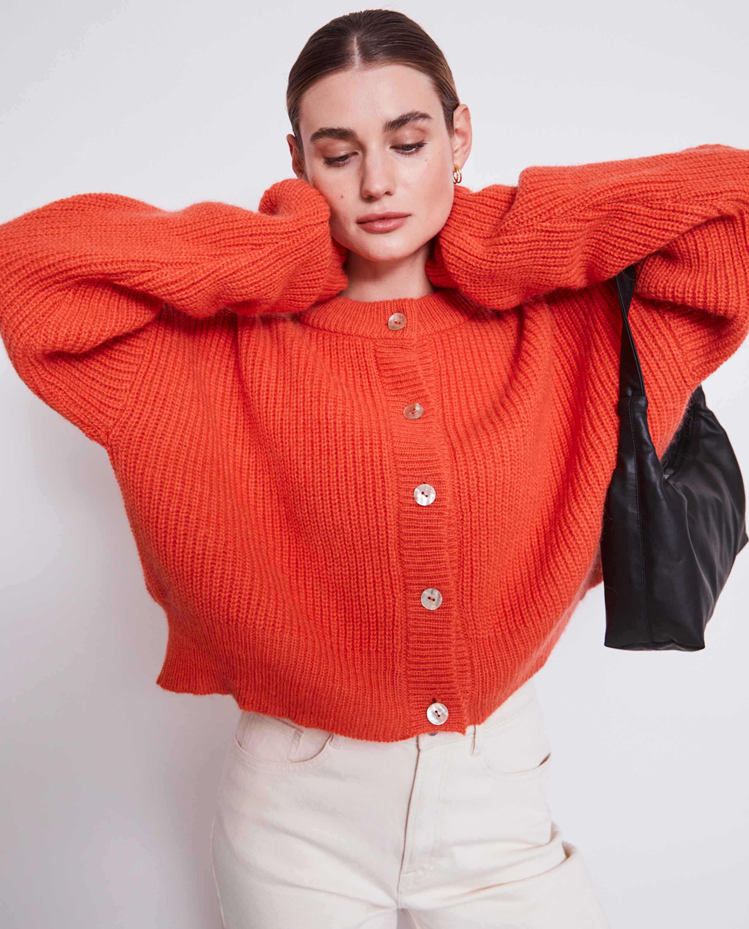 Gilet en laine mohair recyclée
