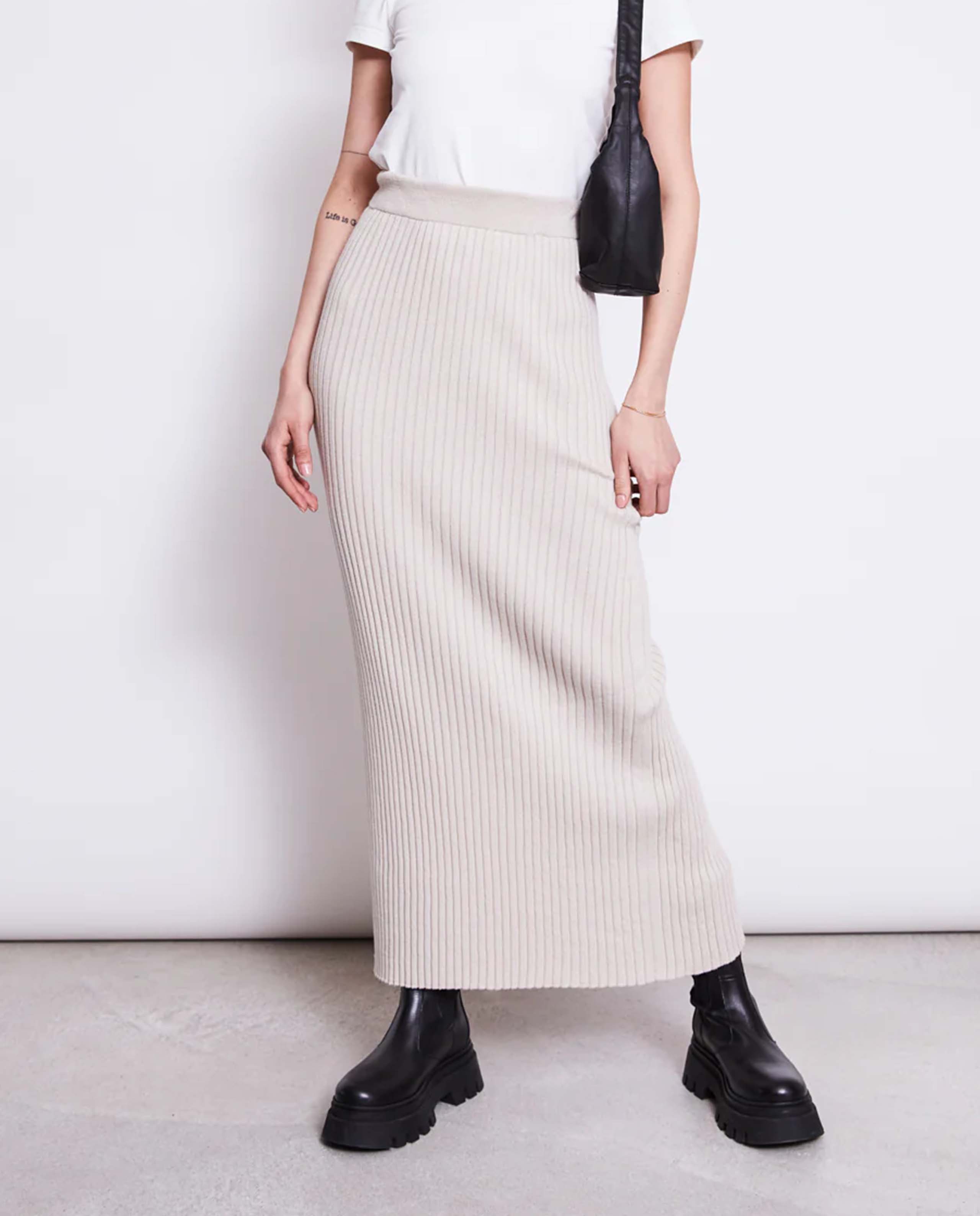 marché commun jupe tupe longue coton bio ivoire jan n june