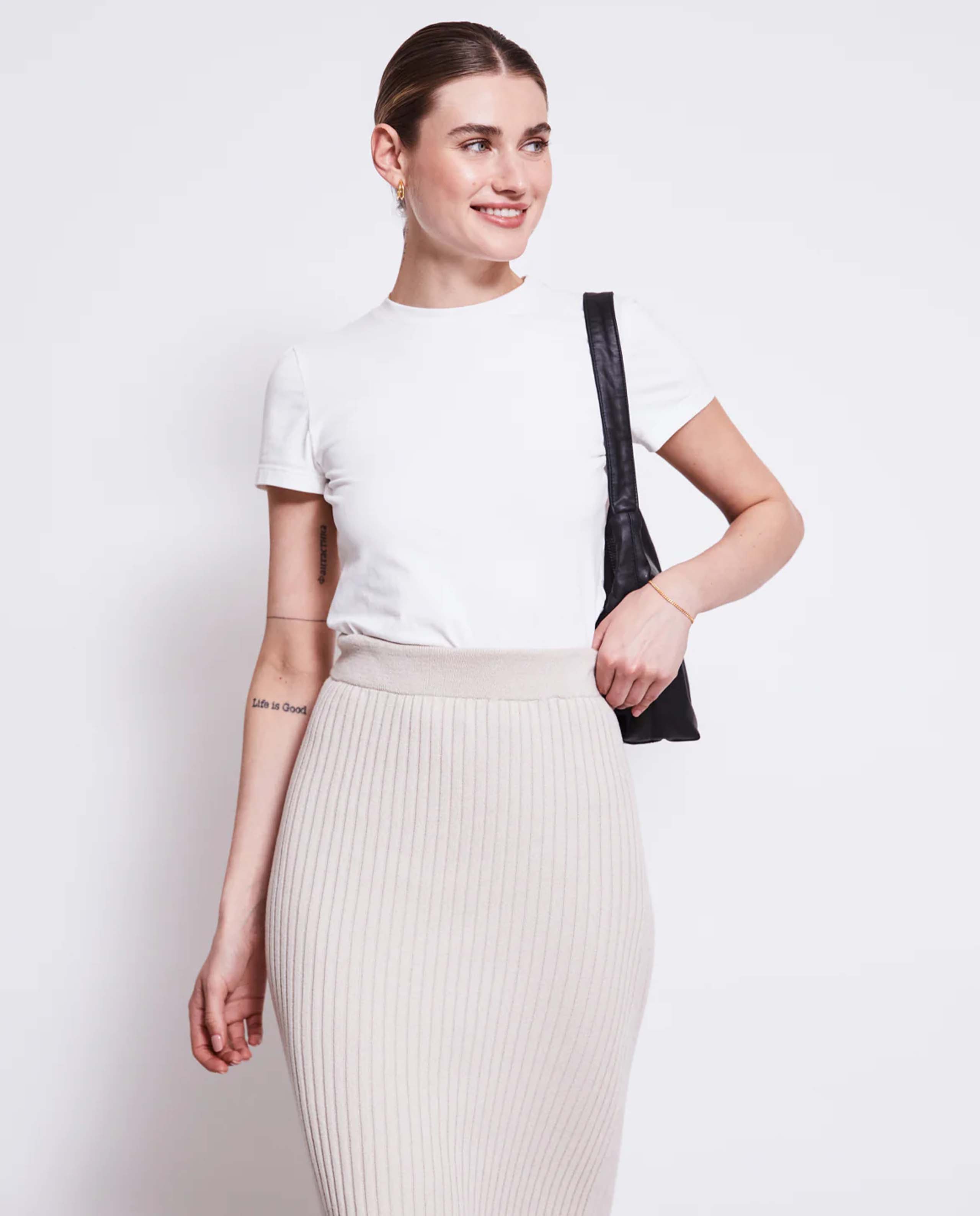 marché commun jupe tupe longue coton bio ivoire jan n june