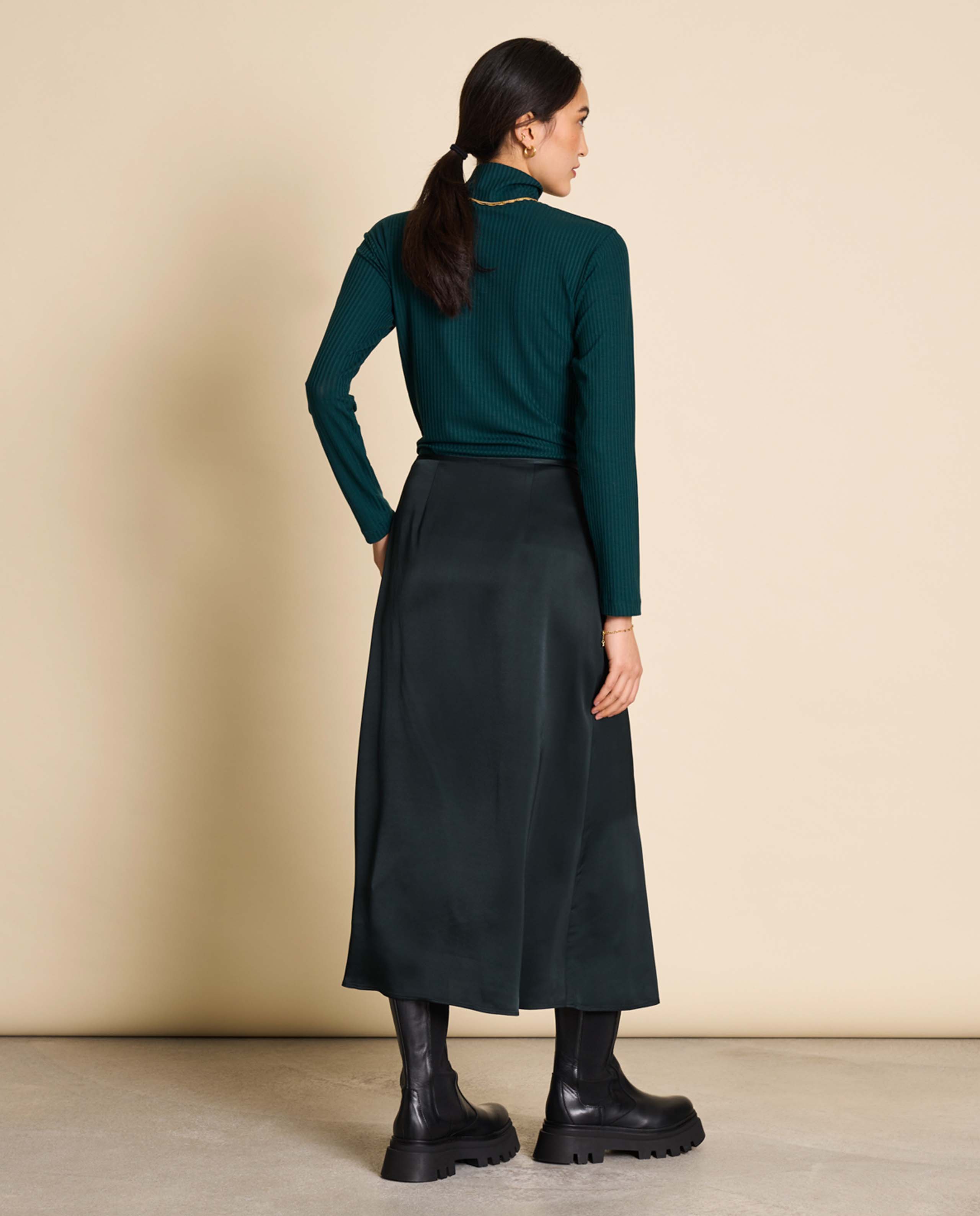 Jupe mi-longue en EcoVero™