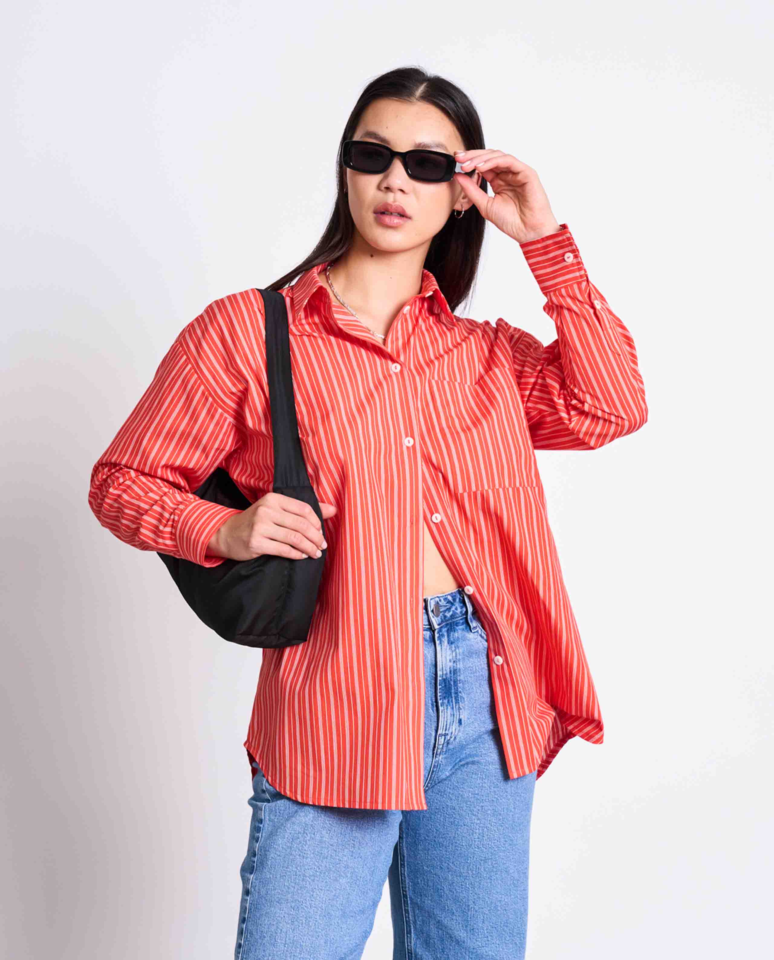 marché commun chemise en coton bio rayée cherry jan n june