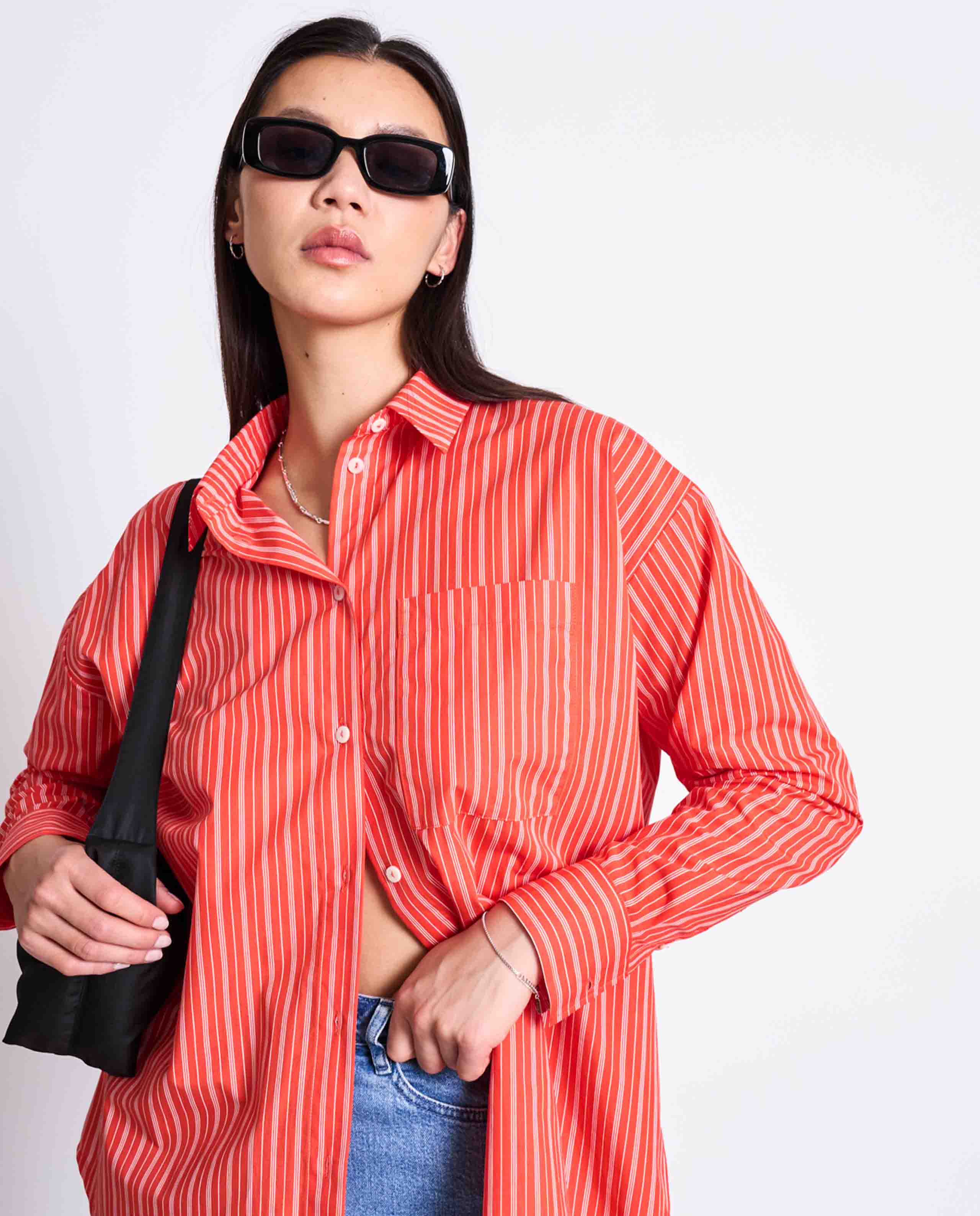 marché commun chemise en coton bio rayée cherry jan n june