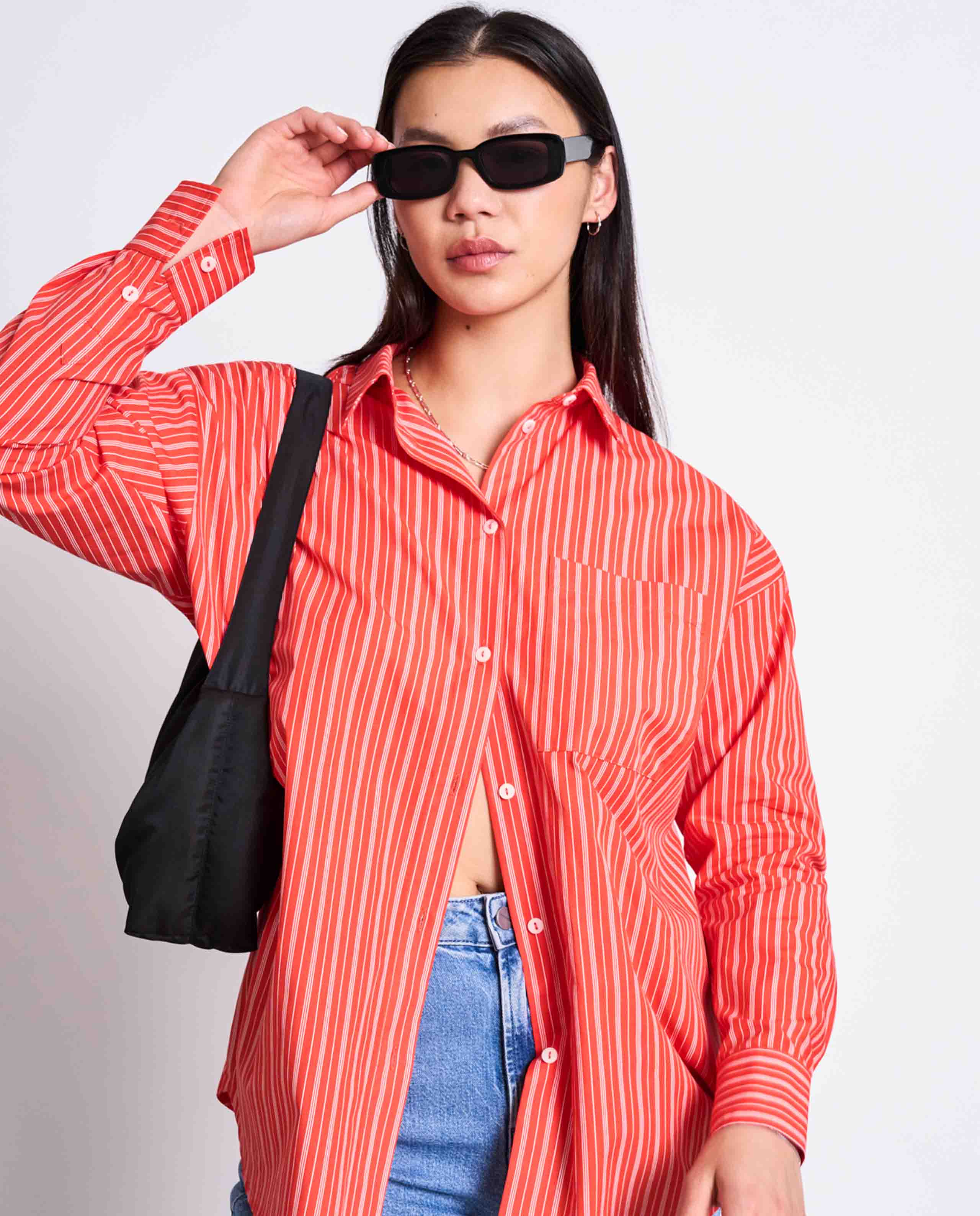 marché commun chemise en coton bio rayée cherry jan n june